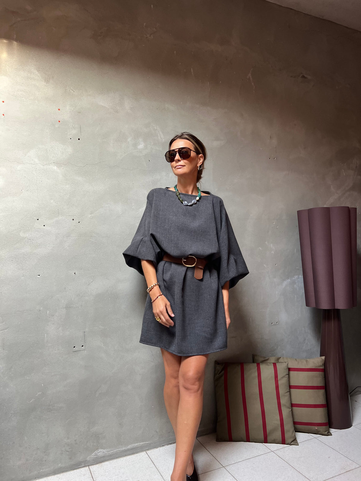 YSÉ DRESS GREY