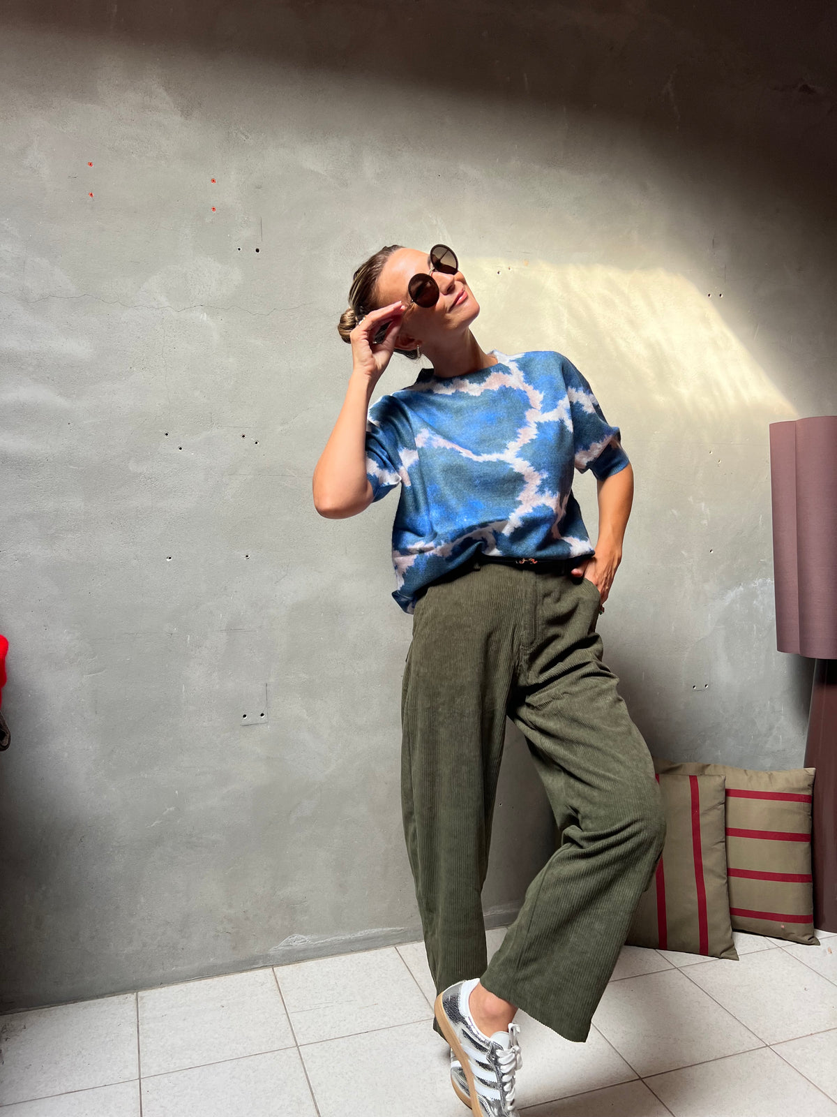 VELTA PANTS GREEN