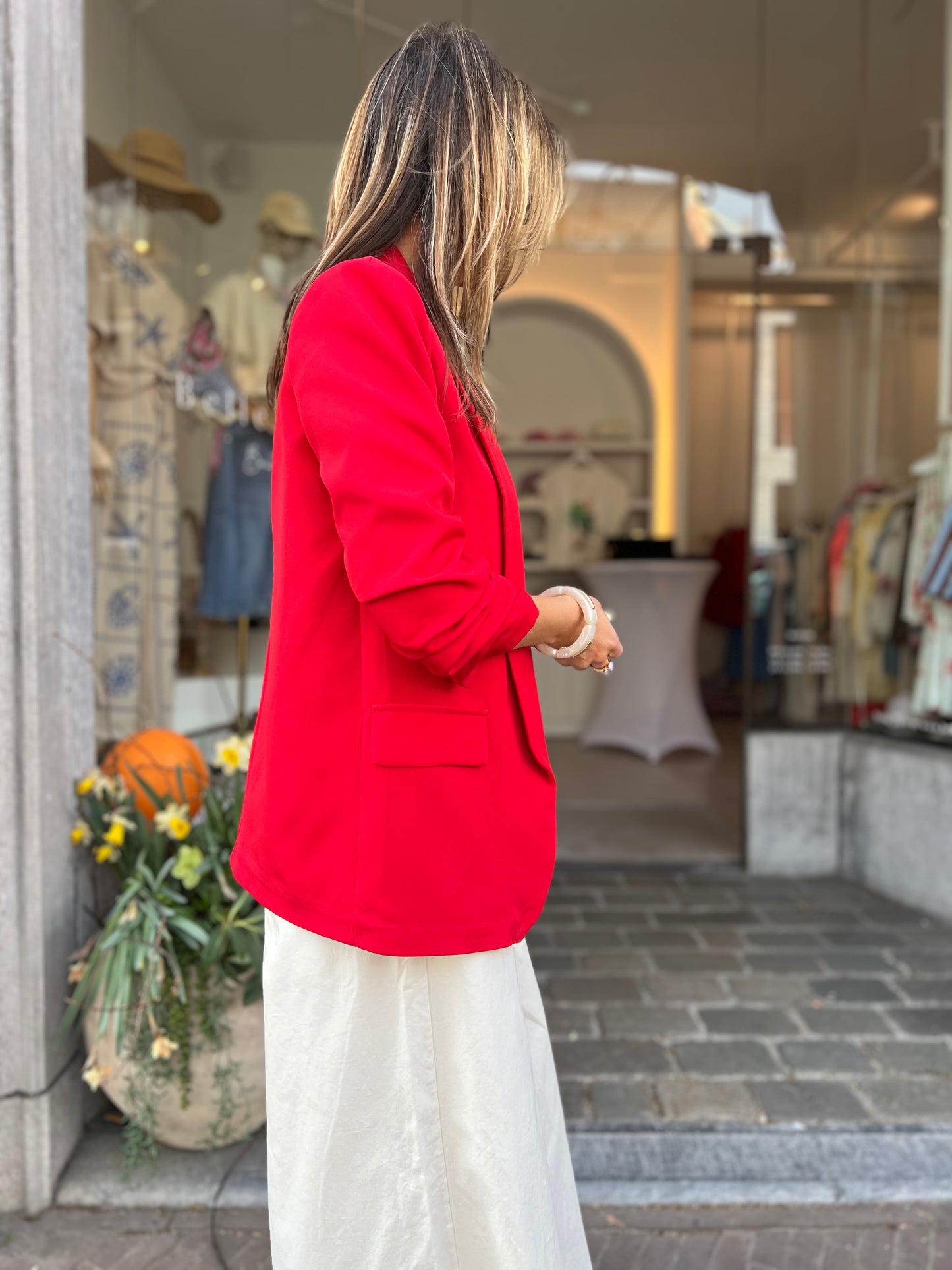 DORY RED BLAZER