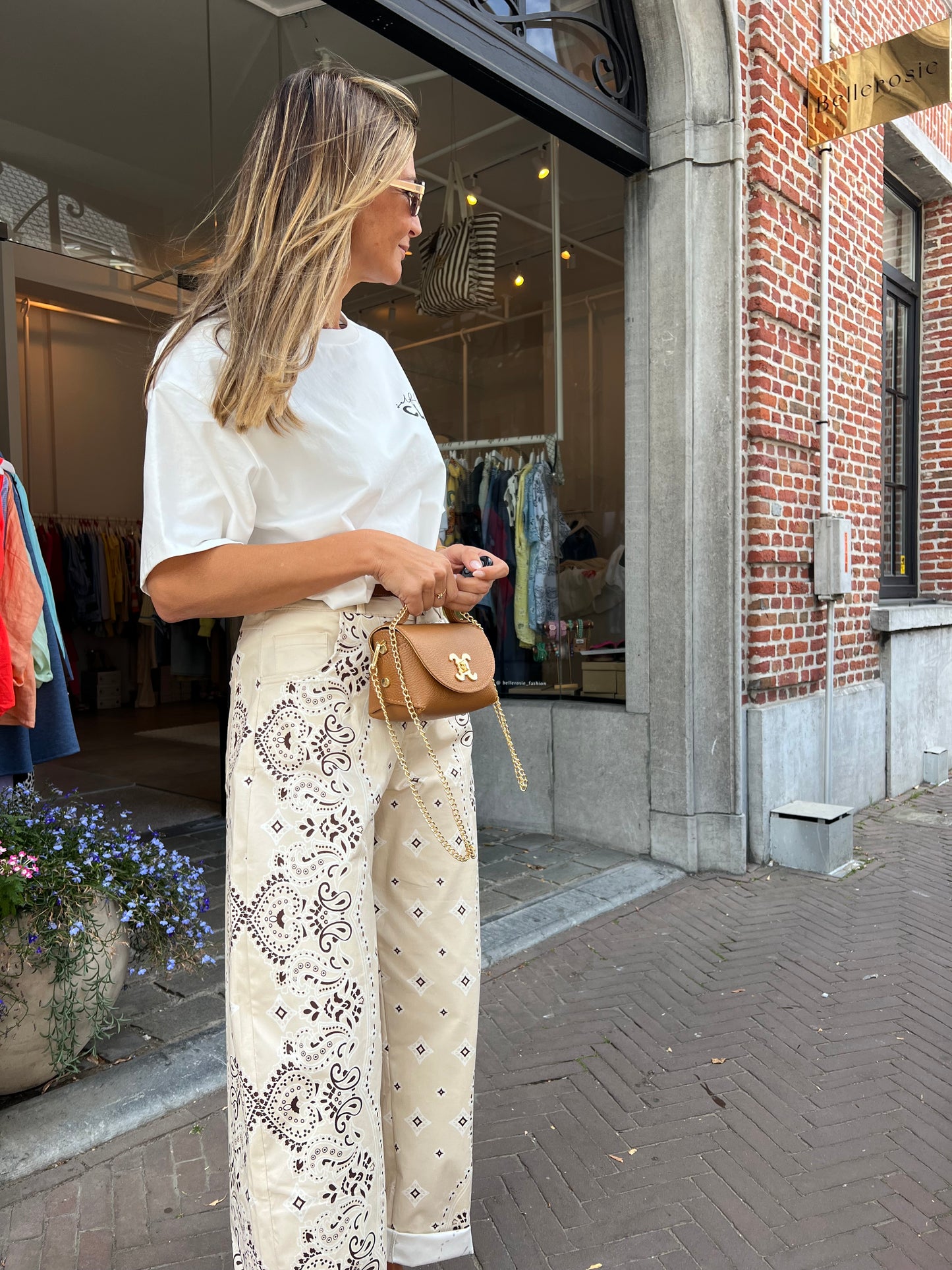 PAISLEY BARREL PANTS