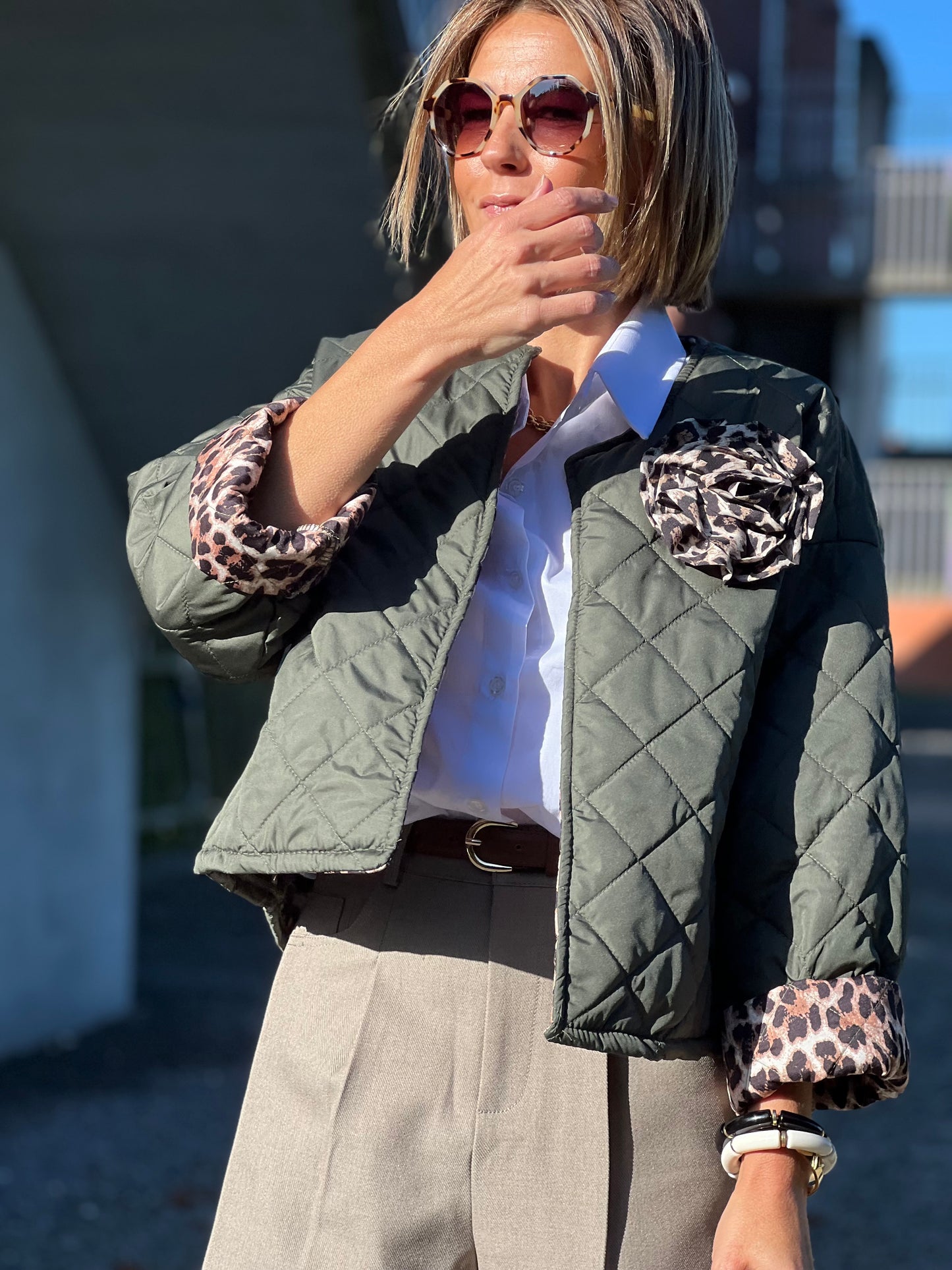 LUCY JACKET WOODY GREEN