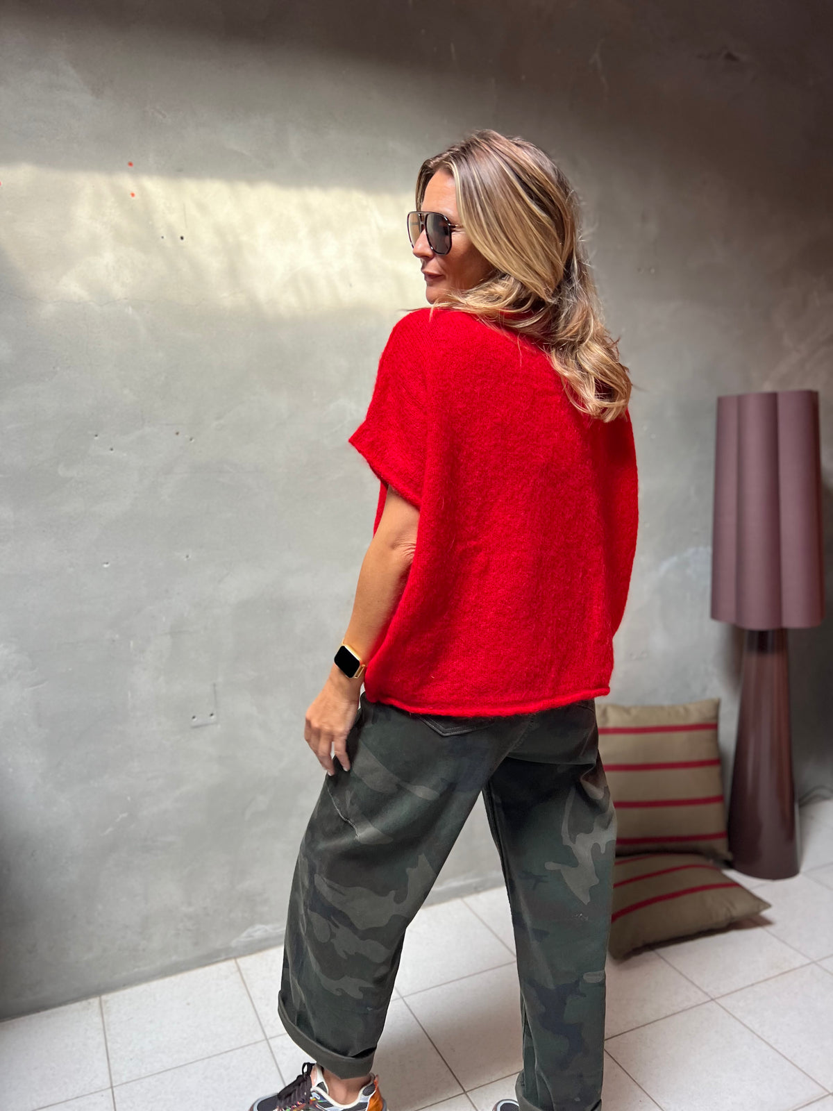 ROMÉE GILET RED