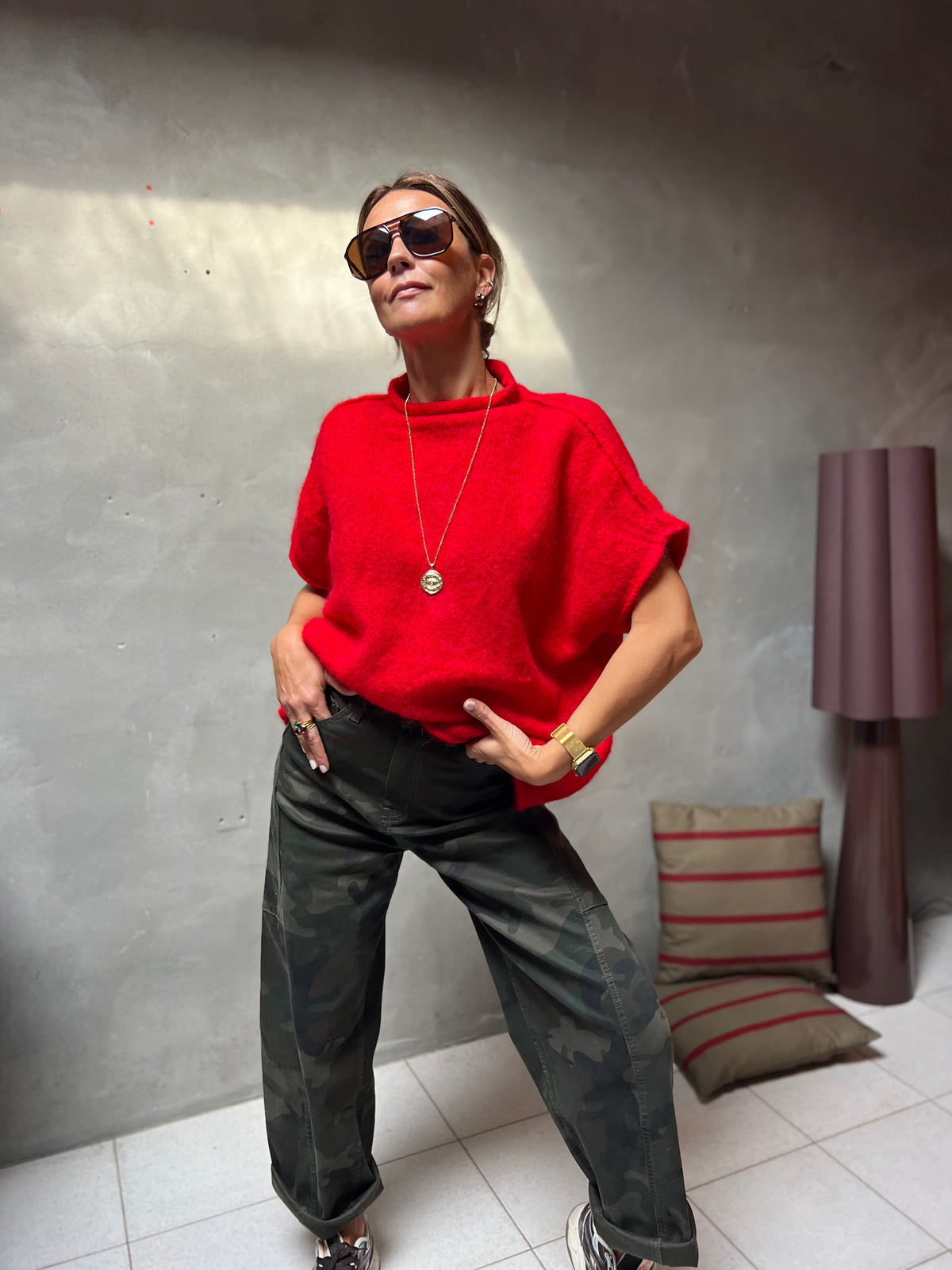 ROMÉE GILET RED