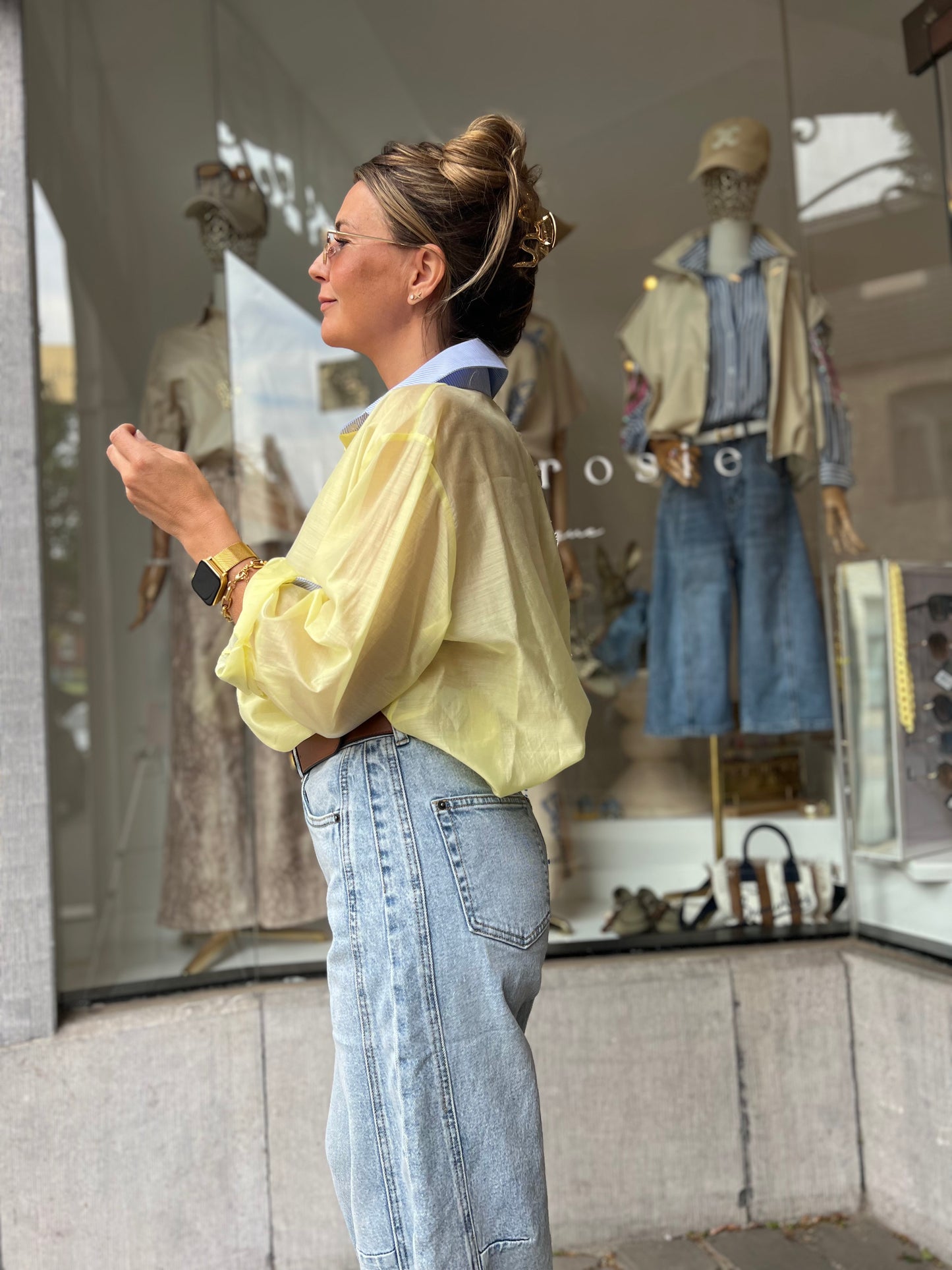 BLUE BREEZE BLOUSE