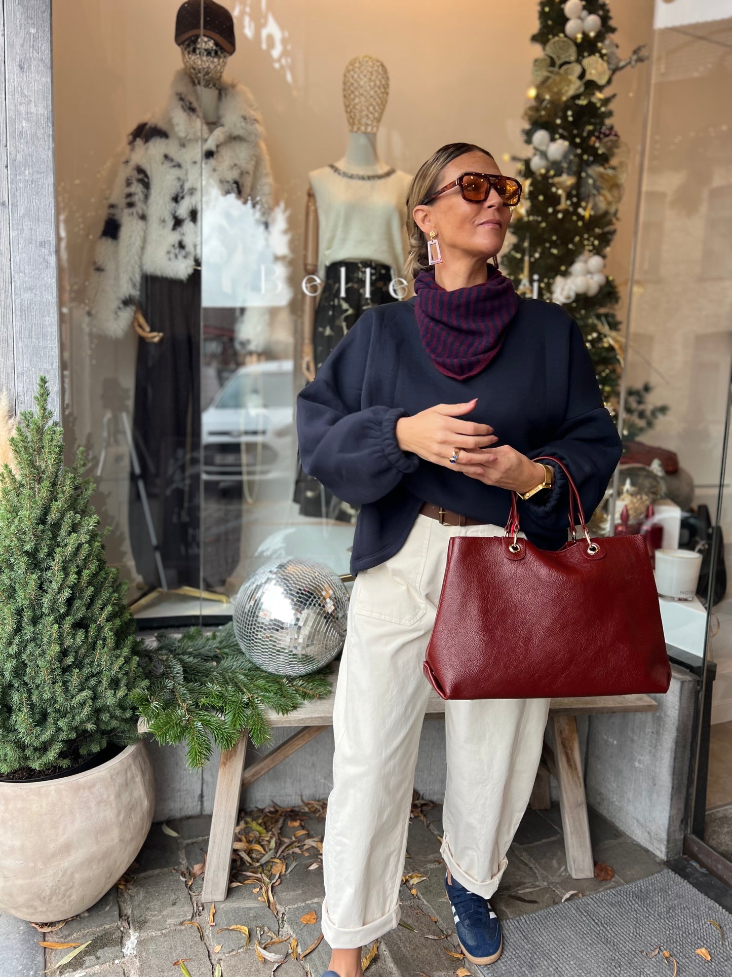 BARREL PANTS VELOURS WHITE