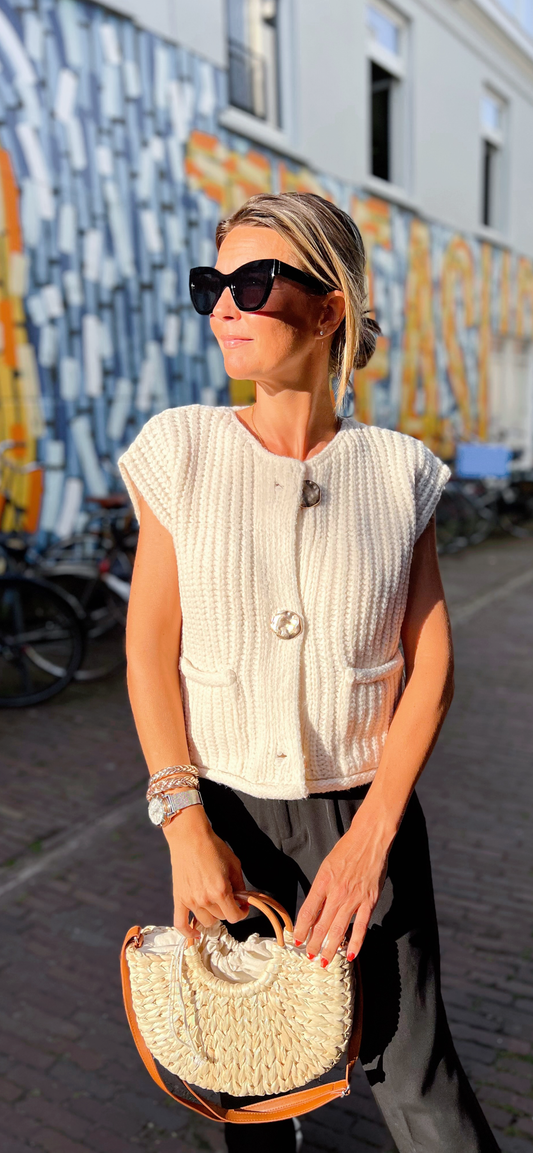 GOLDEN BUTTON GILET