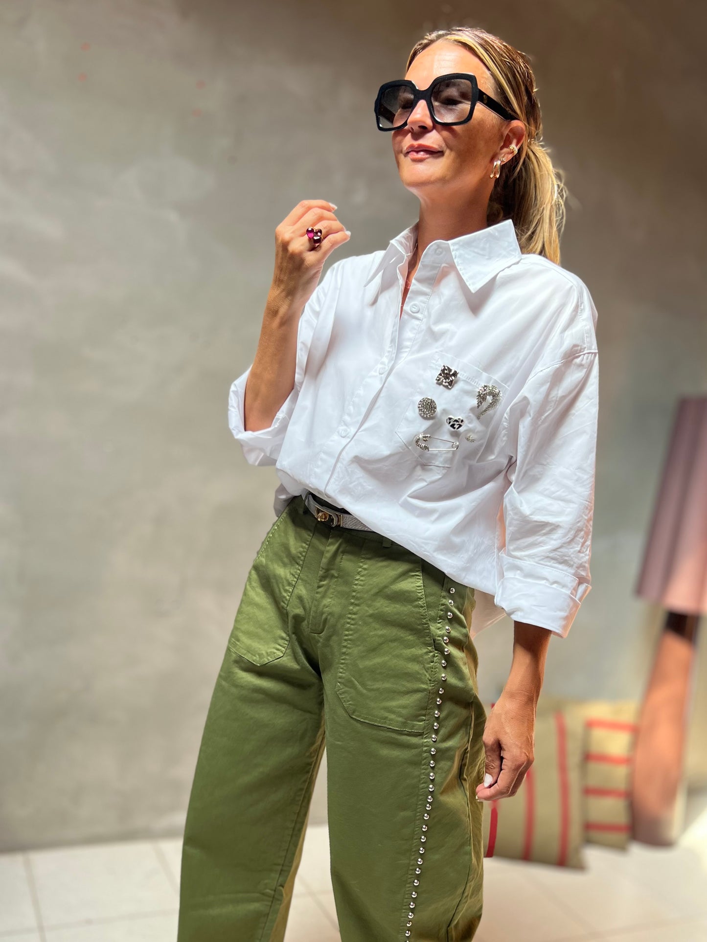 CLIPSE BLOUSE WHITE