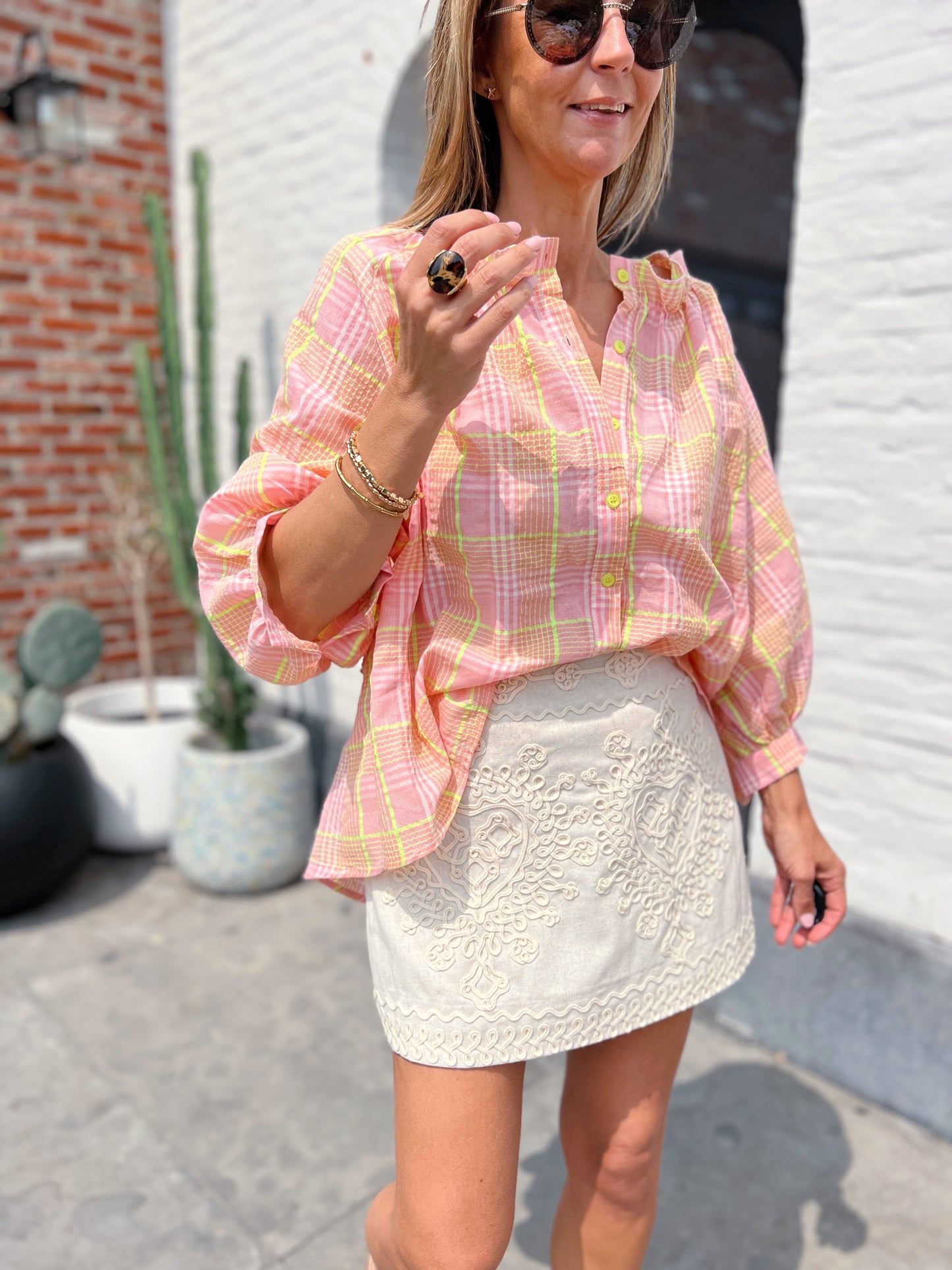 LIVIA SPICY YELLOW BLOUSE