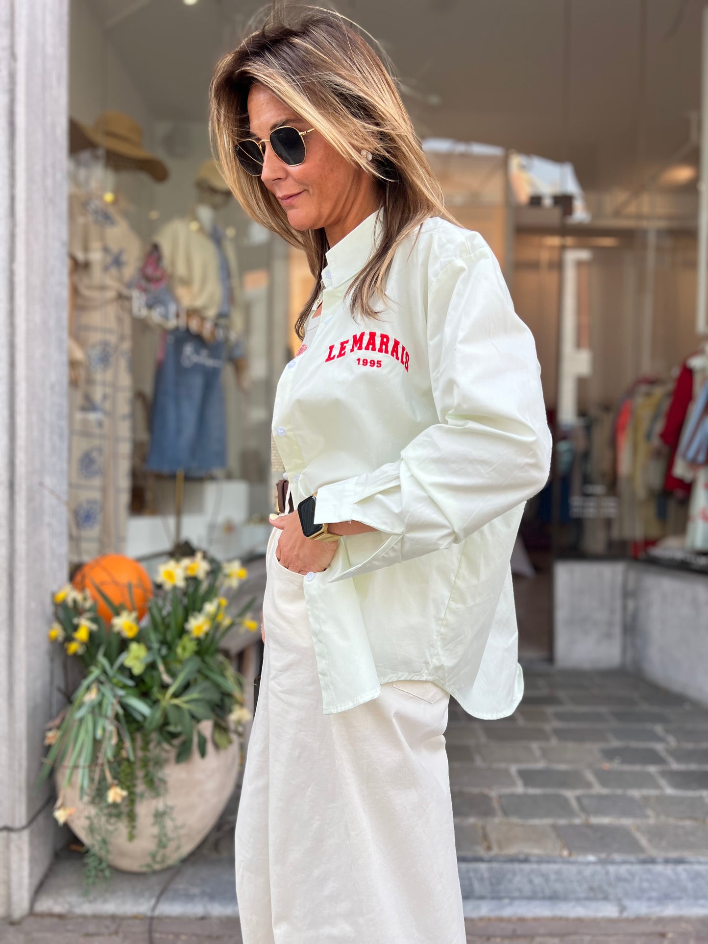 LE MARAIS BLOUSE & TOP SOFT MINT