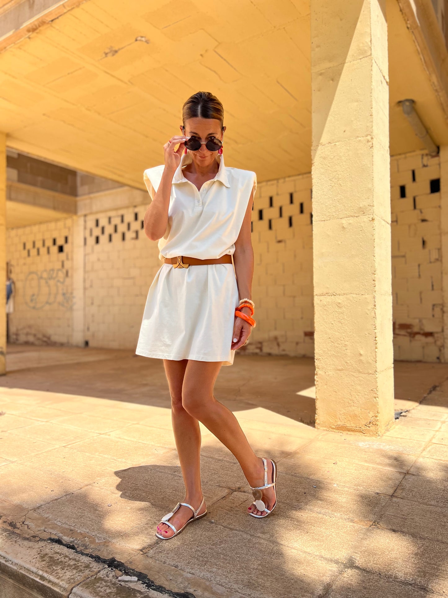 BRISA DEL MAR DRESS OFF WHITE