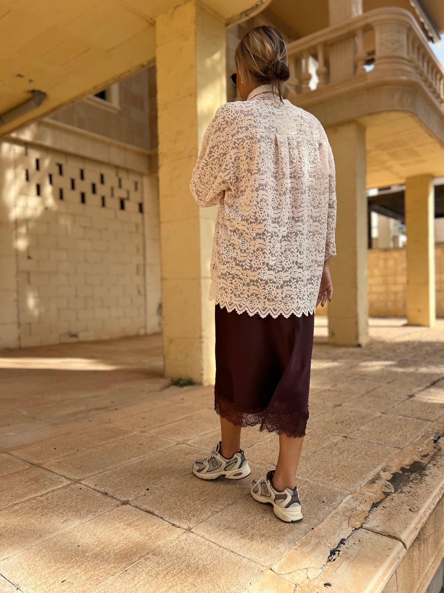 ESDA LACE BLOUSE CREAM