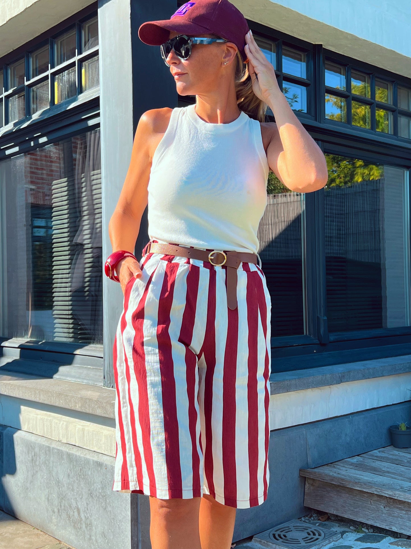 STRIPED BERMUDA