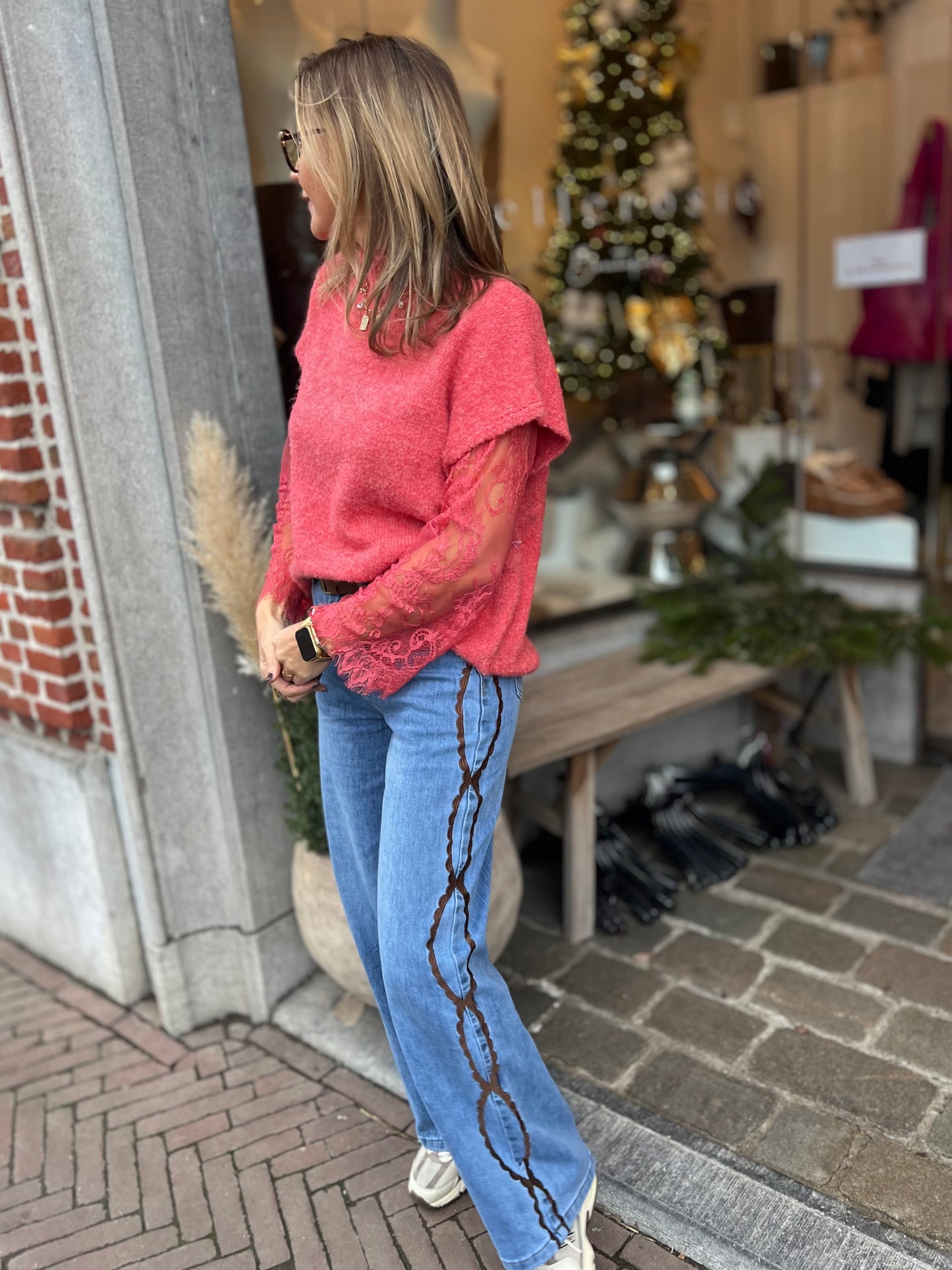 DULCI LACE PULL CORAL