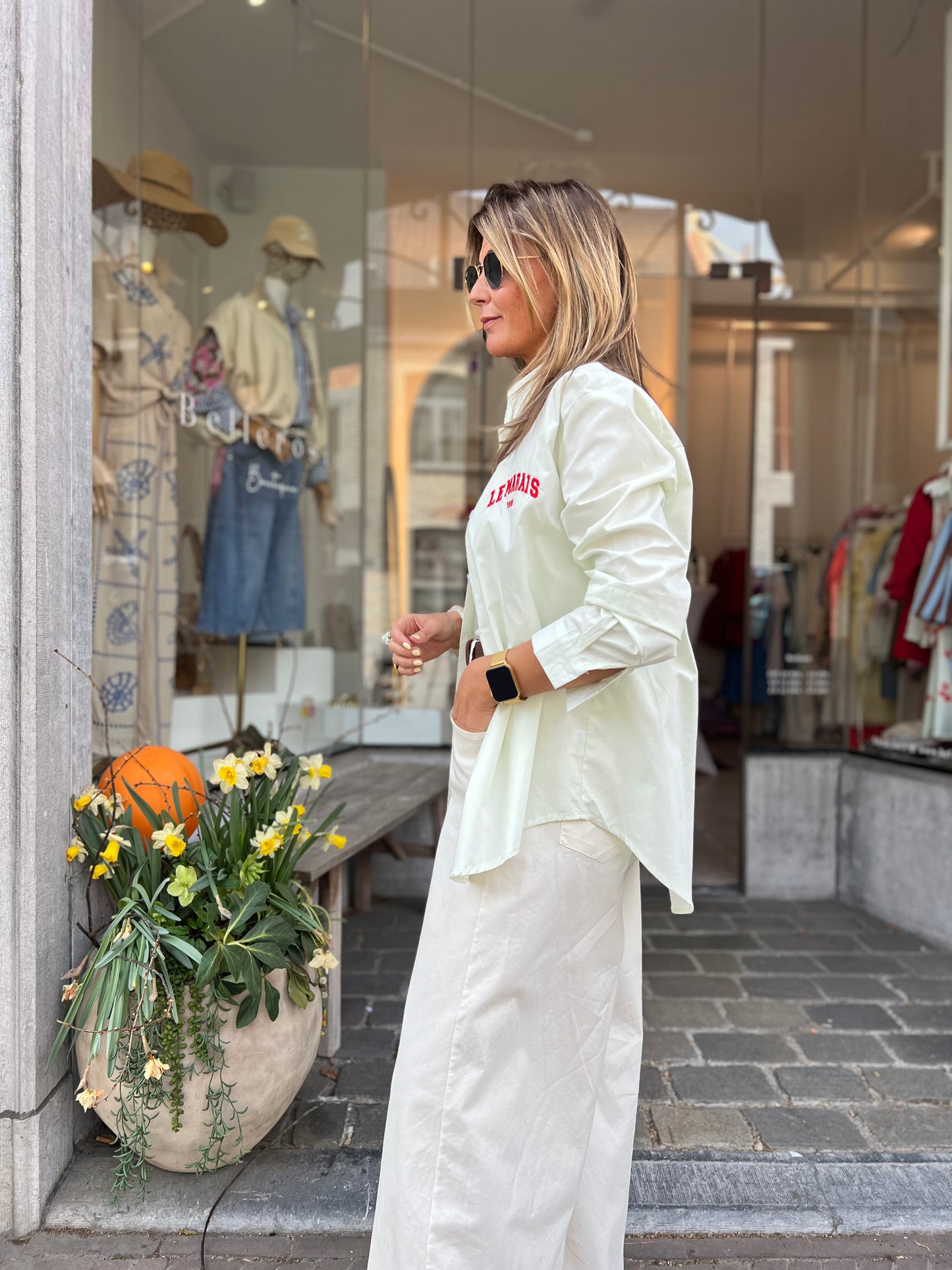 LE MARAIS BLOUSE & TOP SOFT MINT