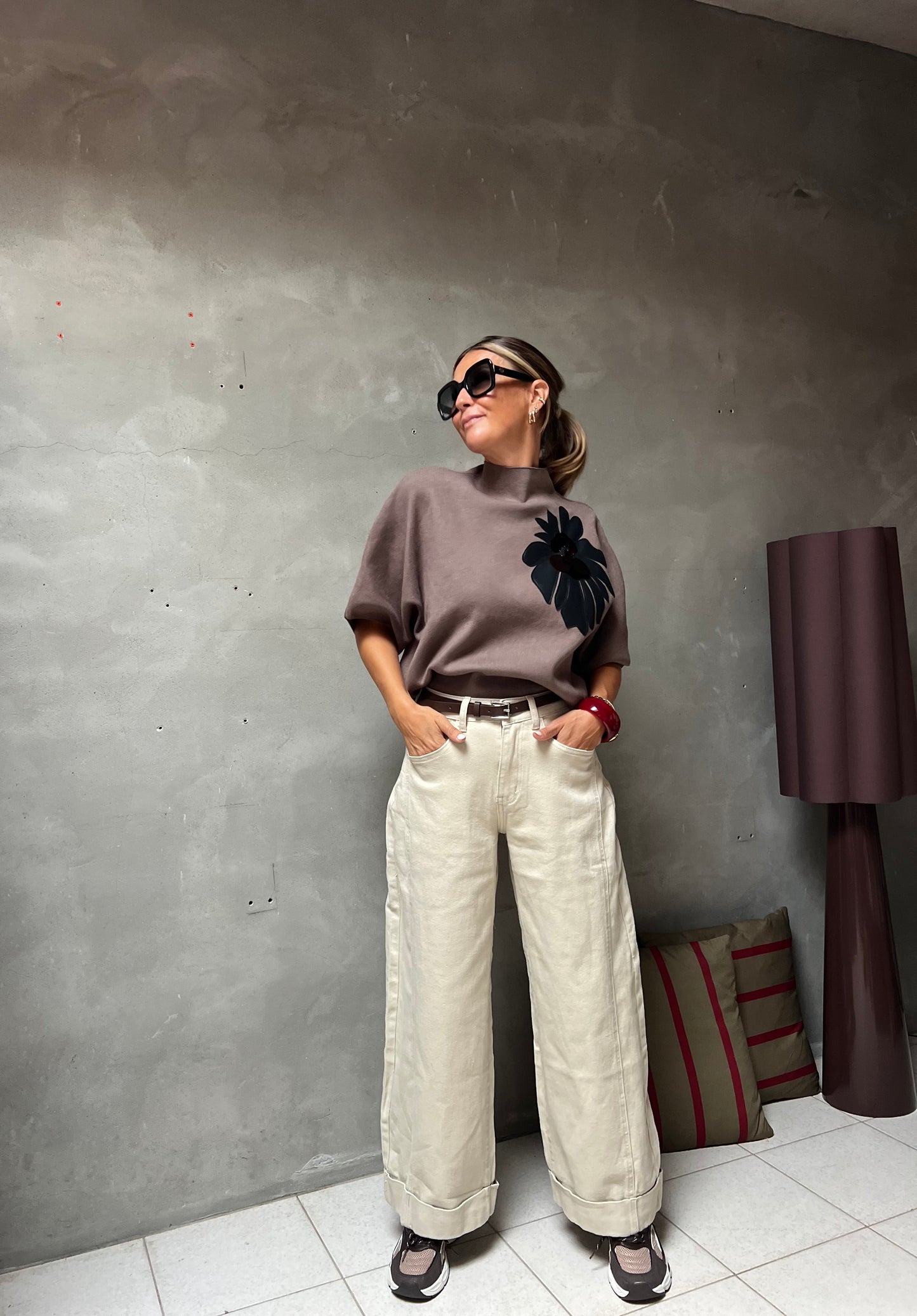 FLEUR ECLAT TOP MOKKA