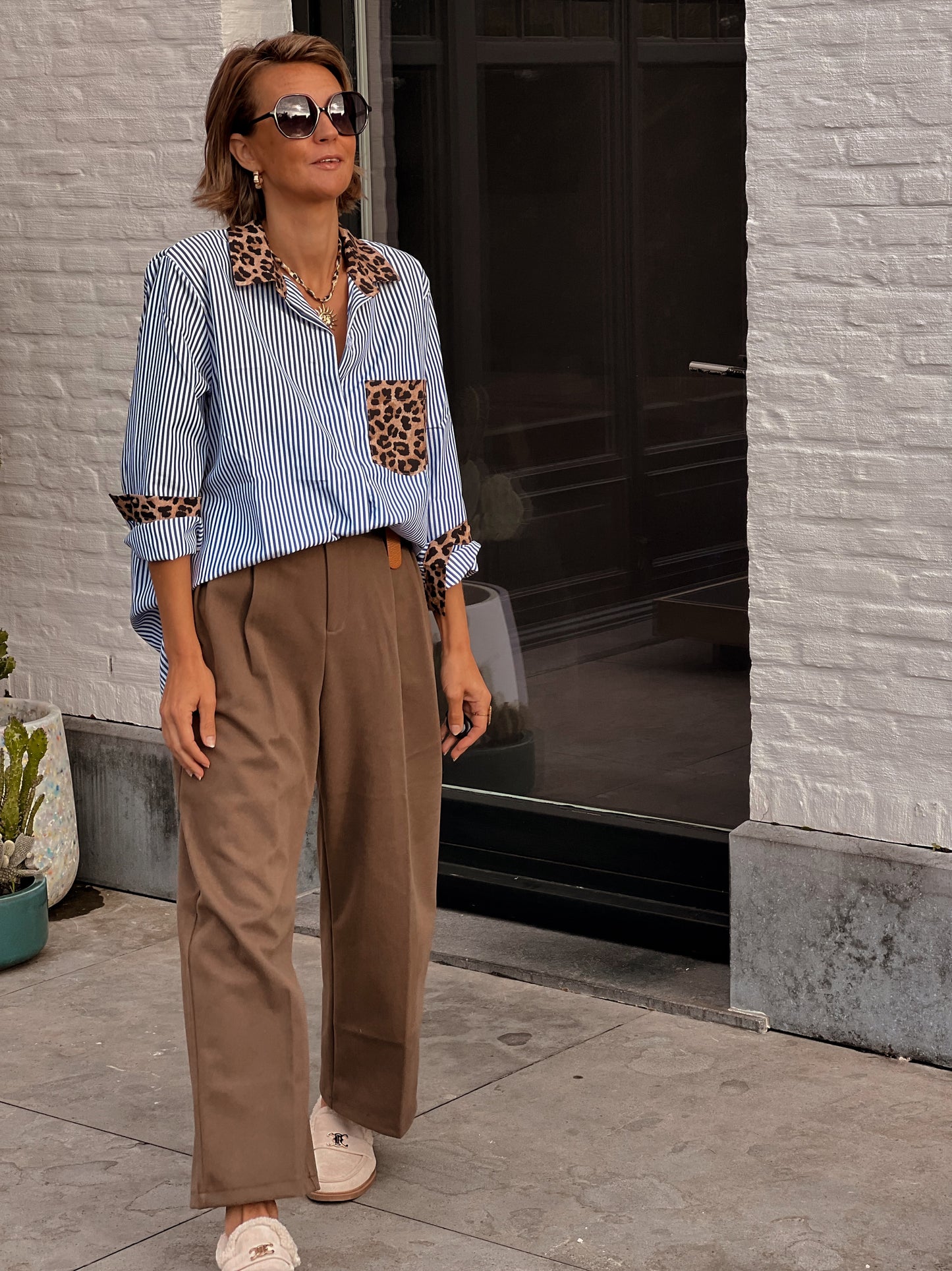 MALI LÉOPARD BLOUSE