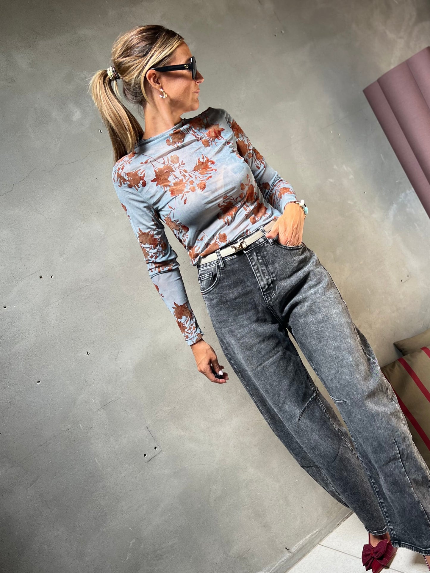 BARREL JEANS MISA GREY