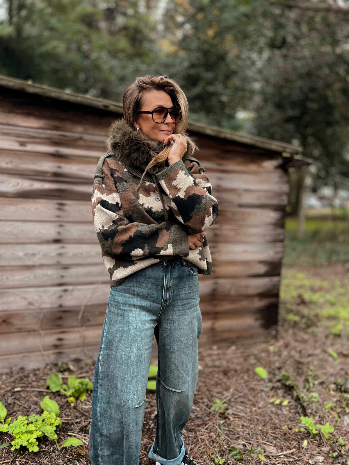 ARMY CARDIGAN