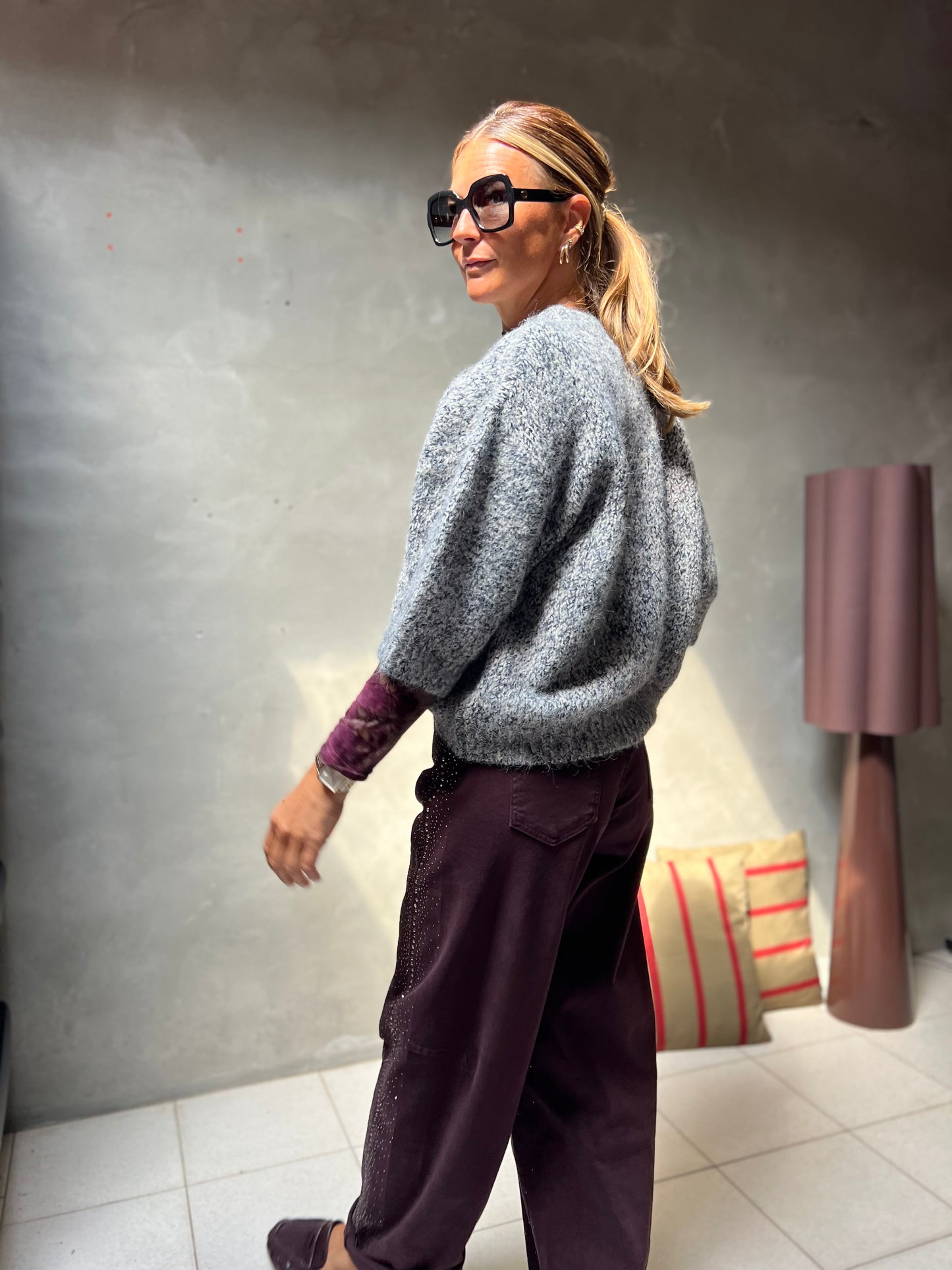 CLOUD KNIT GREY