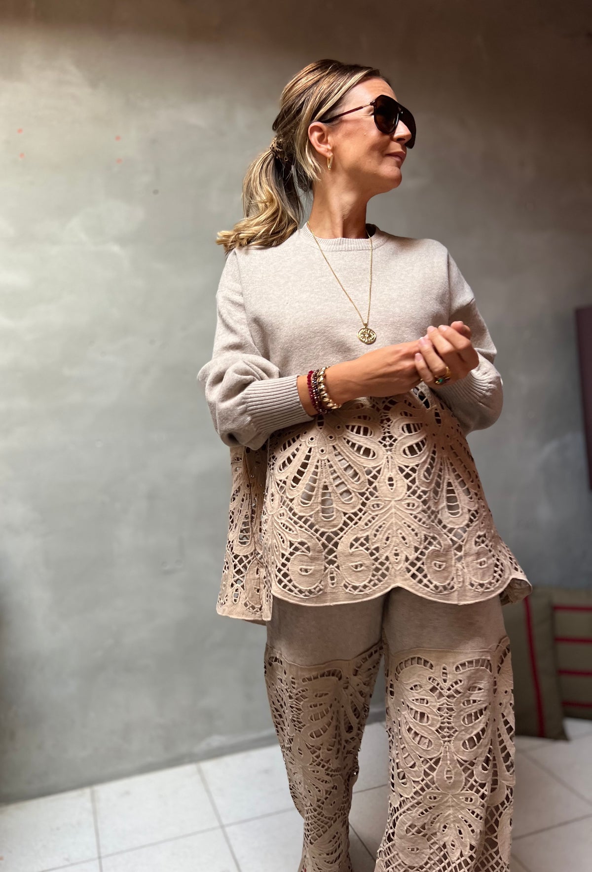 SAND LACE 2-PIECE SET
