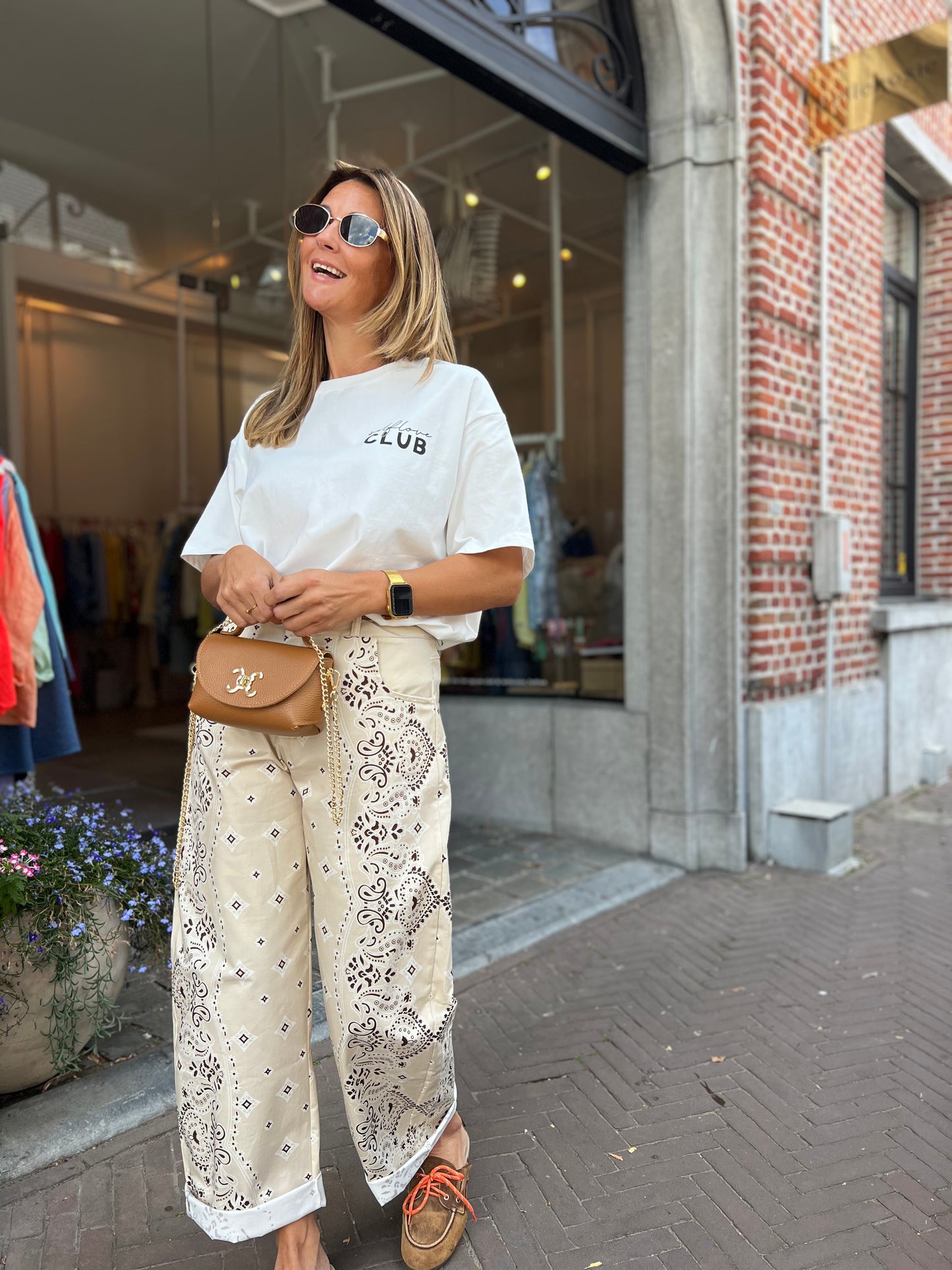 PAISLEY BARREL PANTS