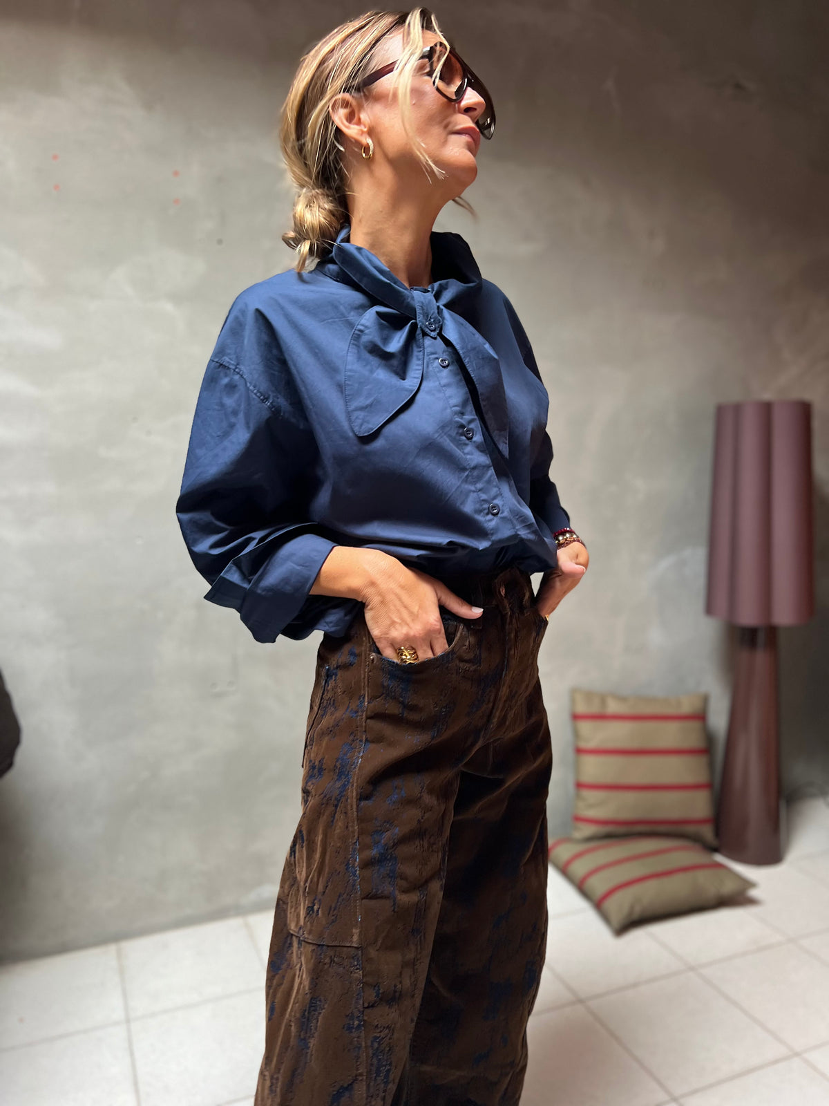 HÉLÈNE BLOUSE BLUE