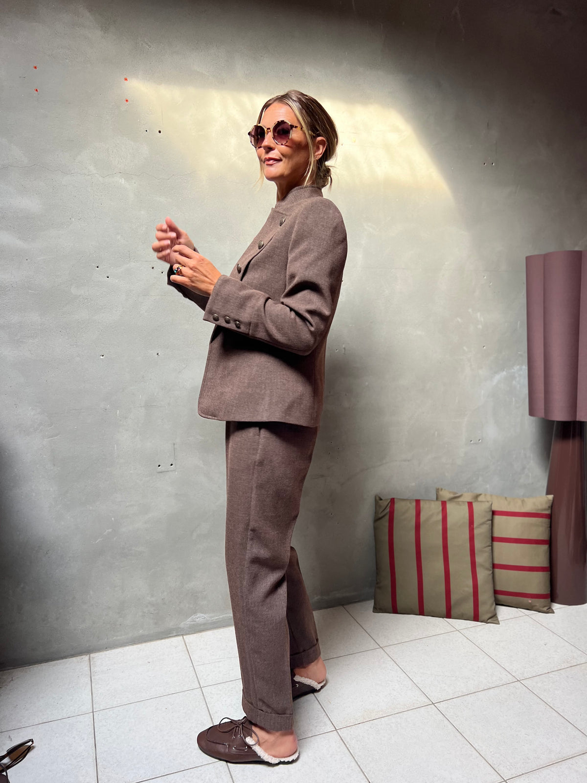 DRESSED PANTS TAUPE