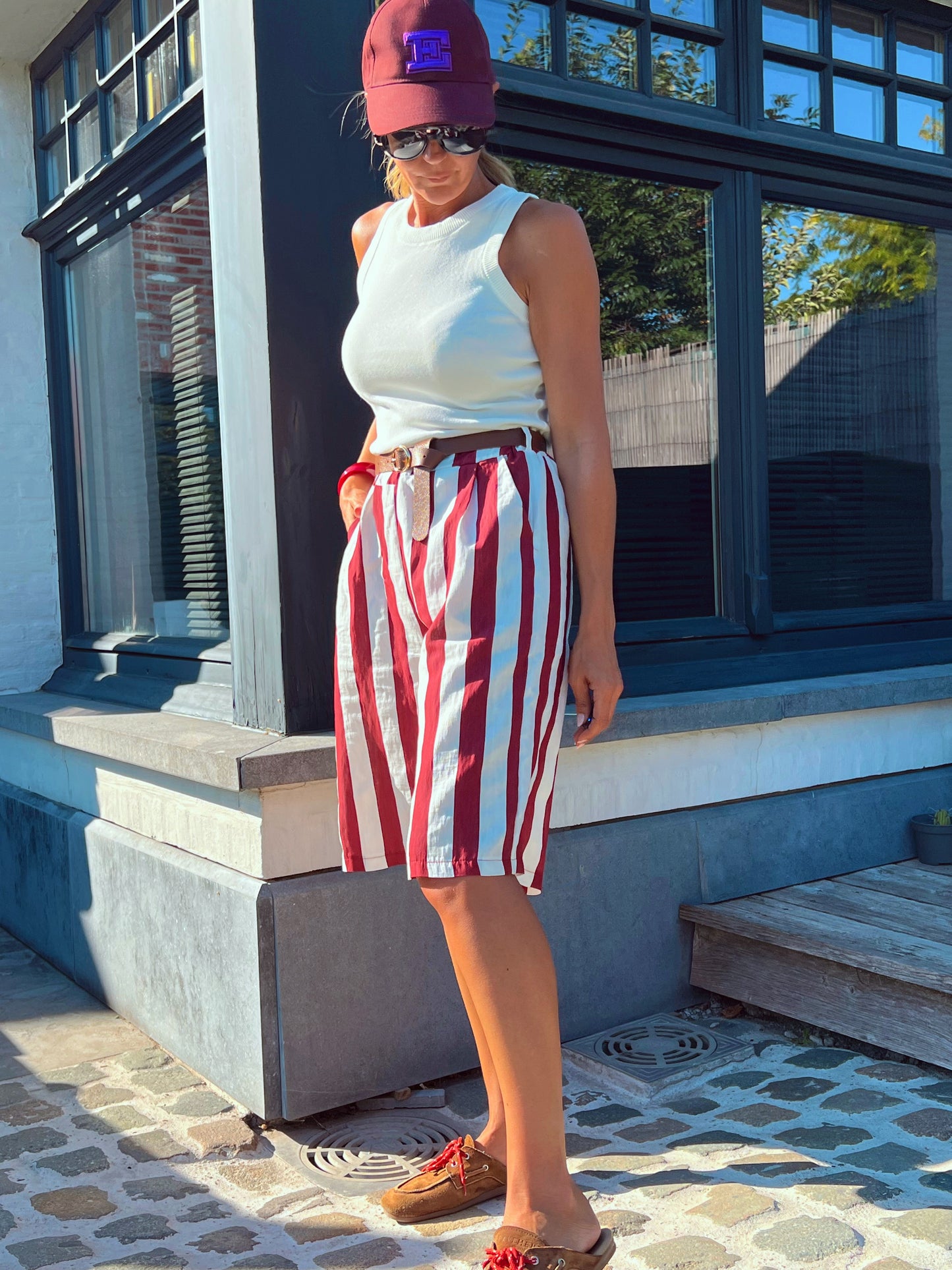 STRIPED BERMUDA
