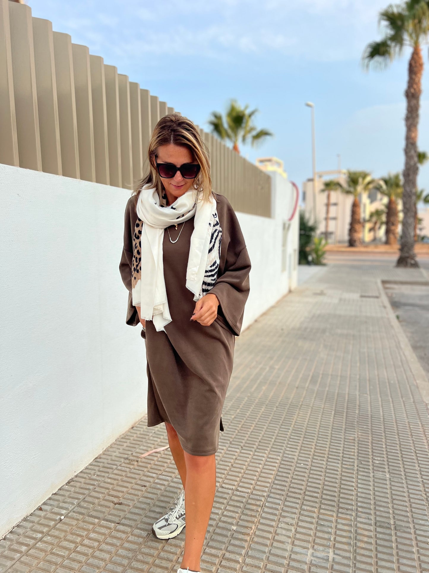 URBAN SOFTY MOCHA MIST DRESS