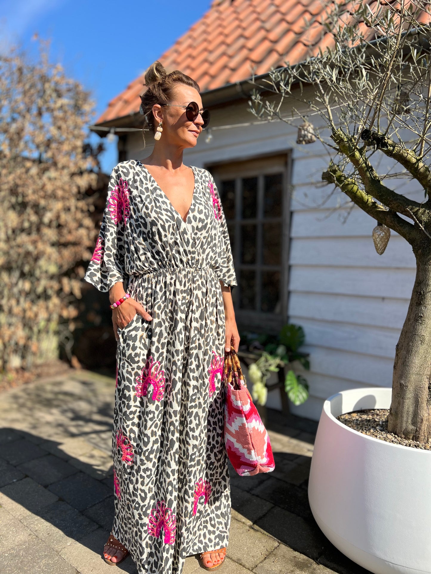 MILLIE LÉOPARD WIDE JUMPSUIT