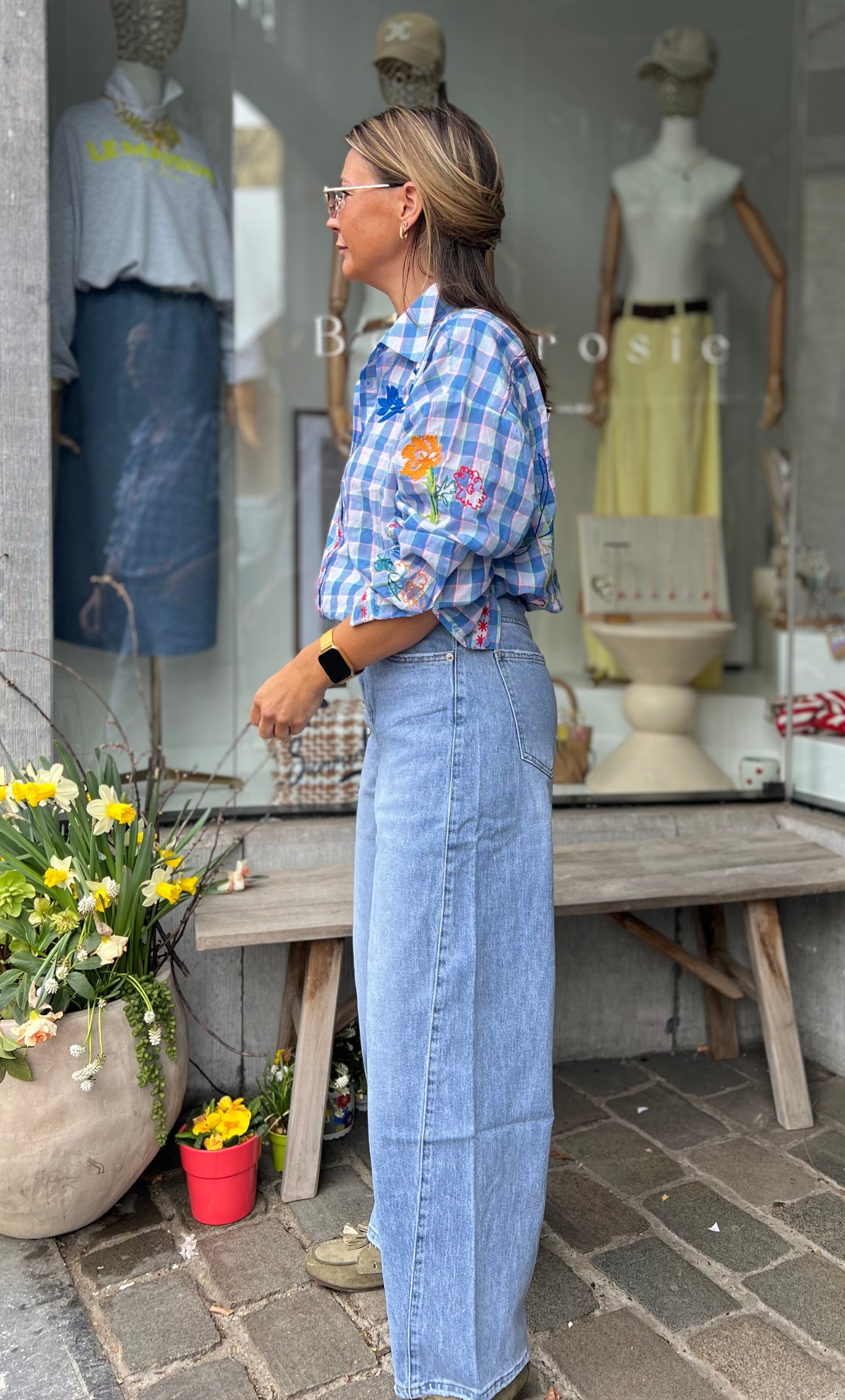 SOFT BARREL JEANS PANTS