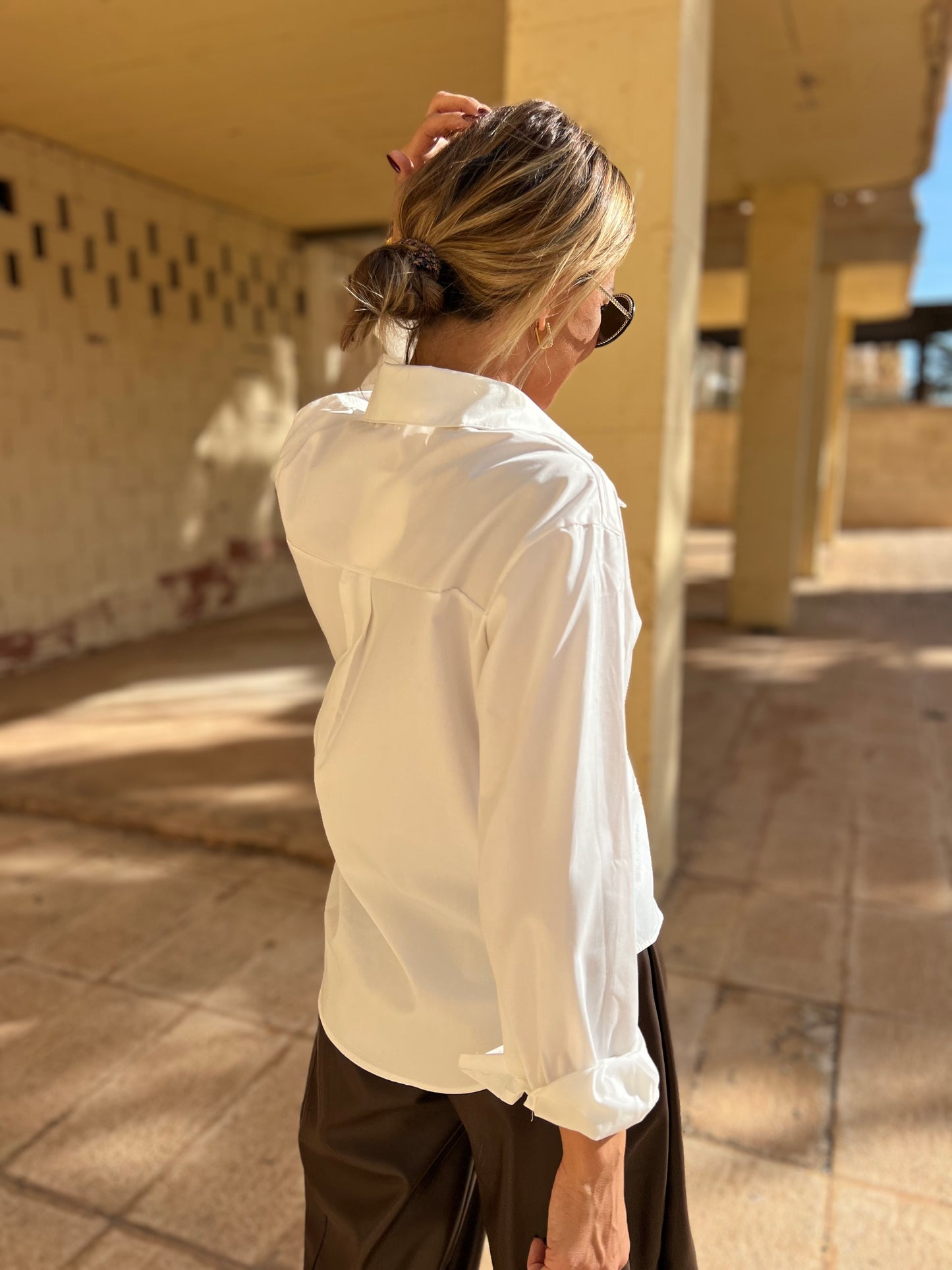 CLEARLY BLOUSE STRASS