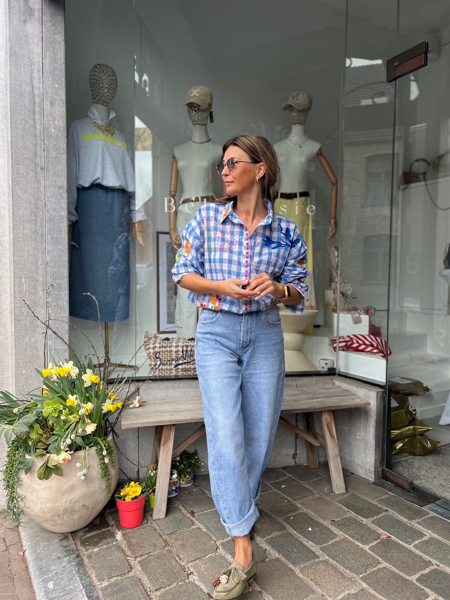 SOFT BARREL JEANS PANTS