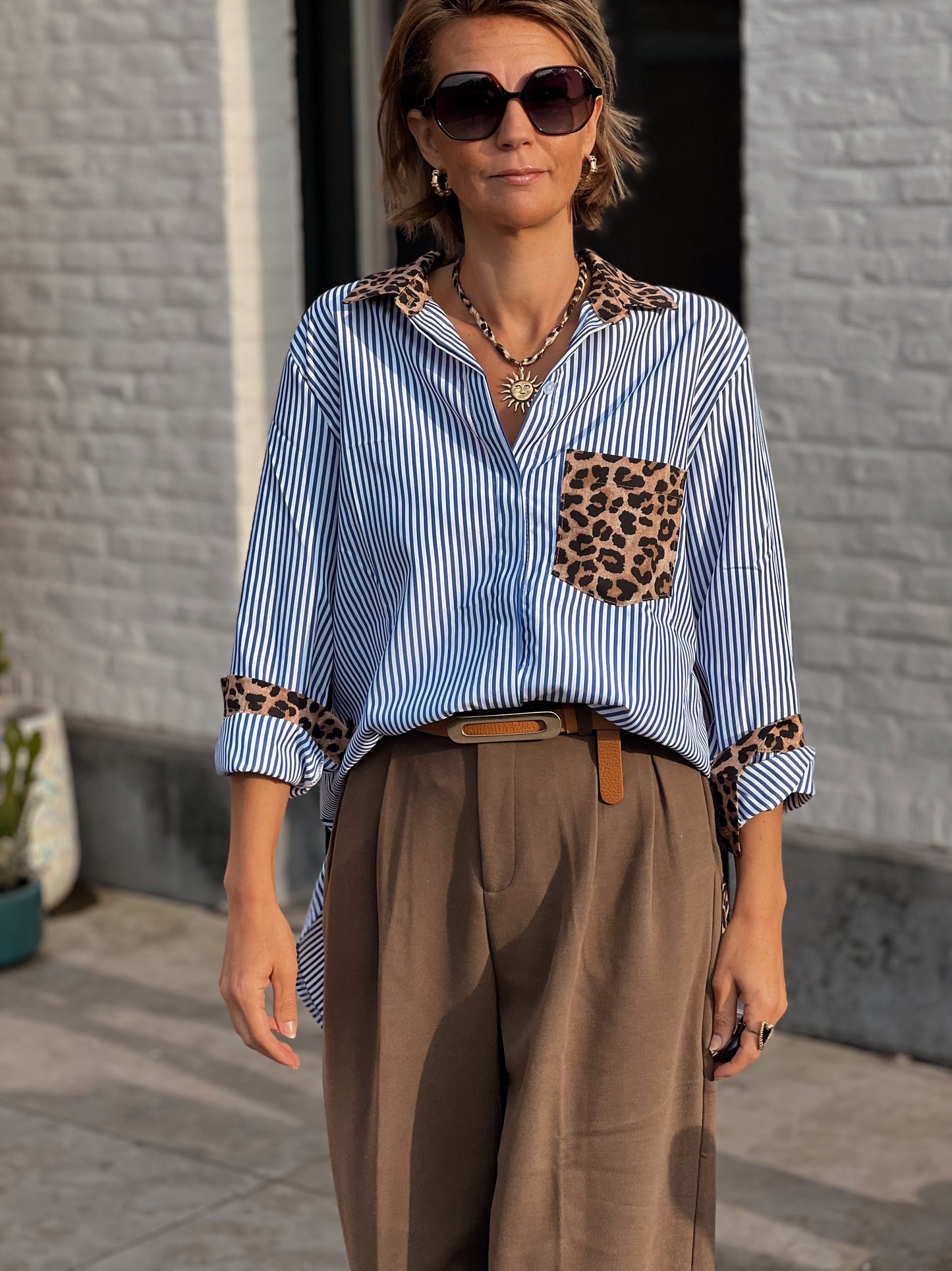 MALI LÉOPARD BLOUSE