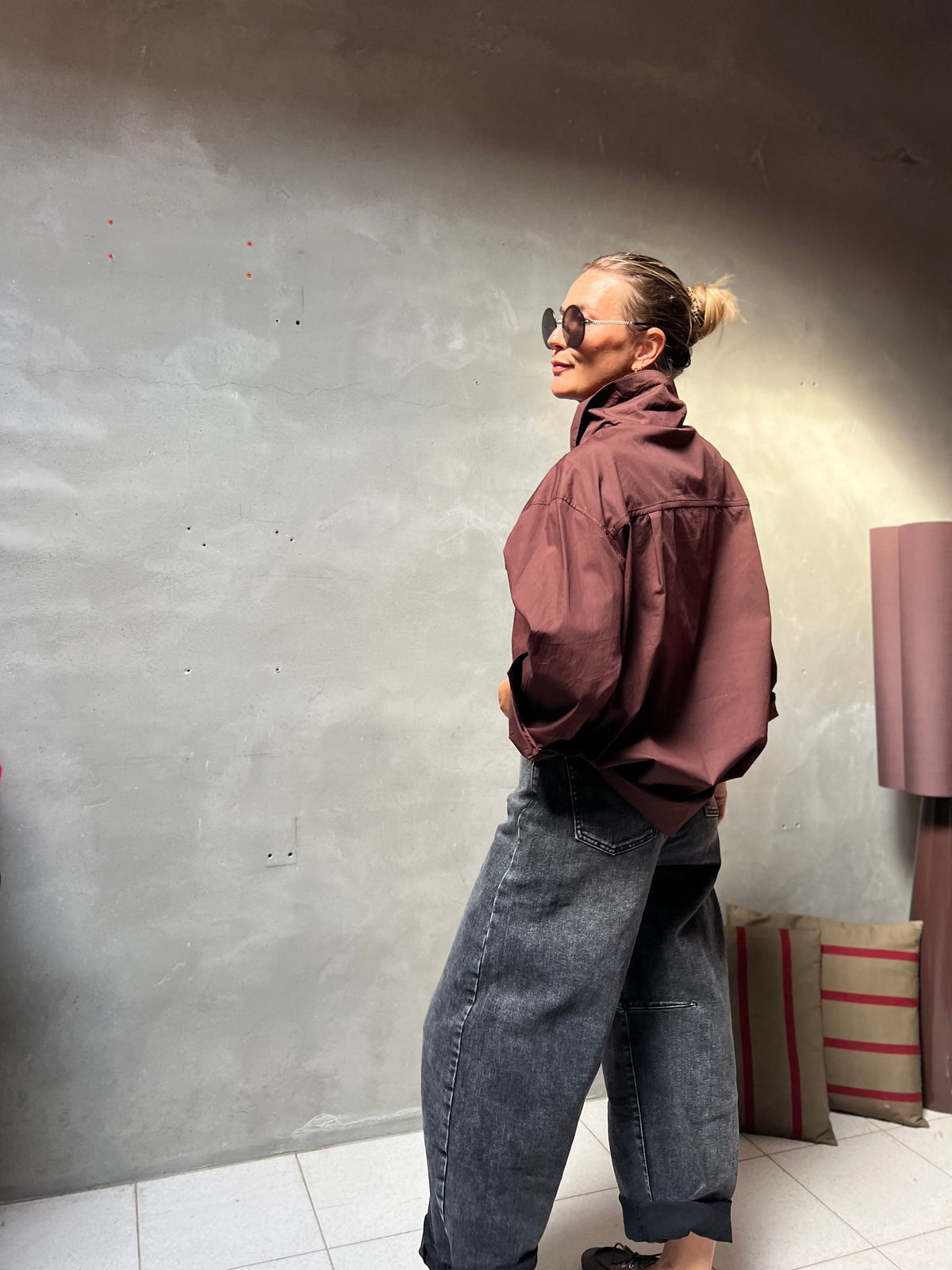 HÉLÈNE BLOUSE CHOCOLAT