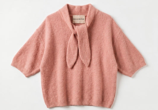 MAISY ANGORA PULL OLD PINK