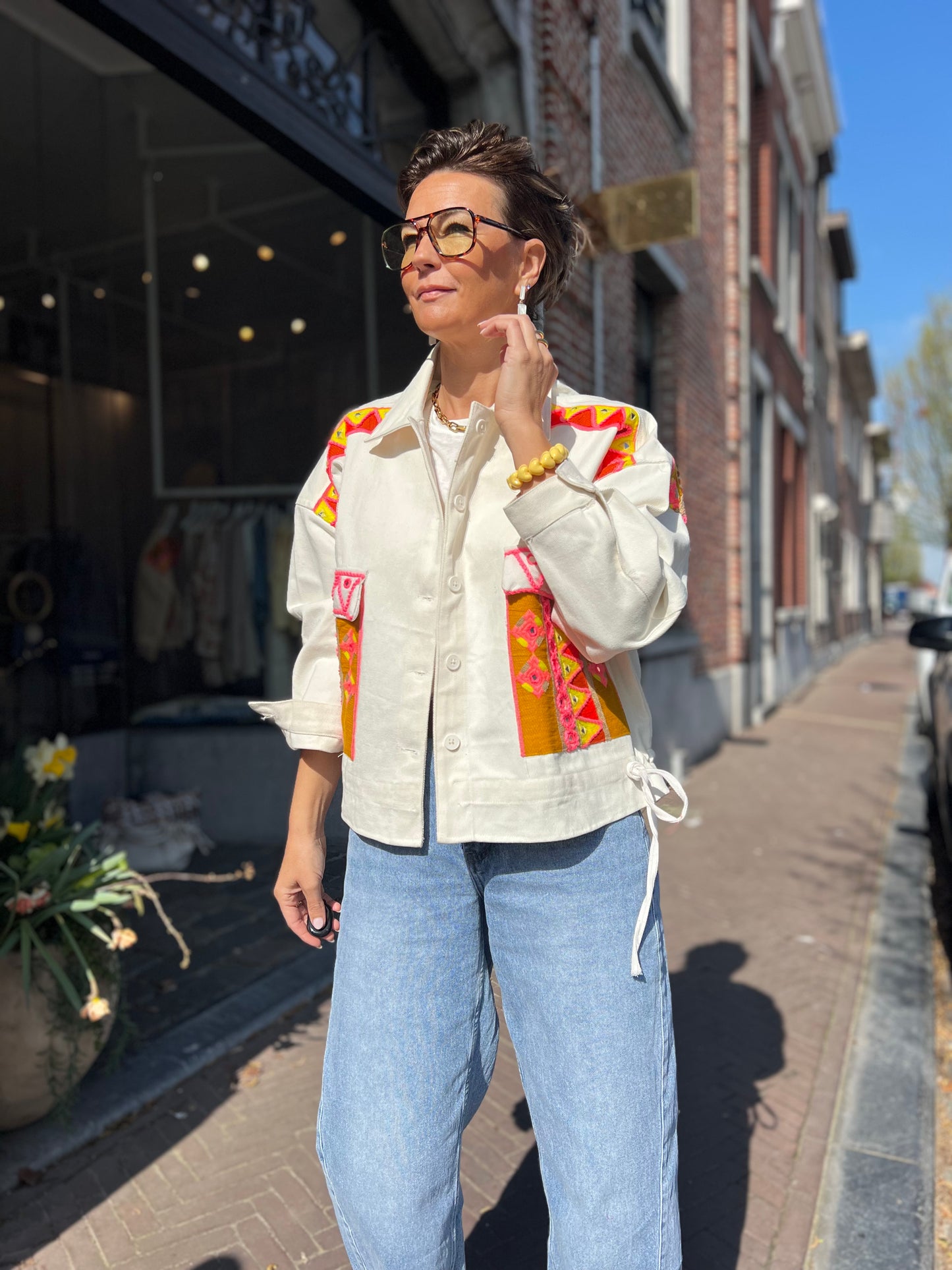 MISSI JACKET CAMEL CRÉME