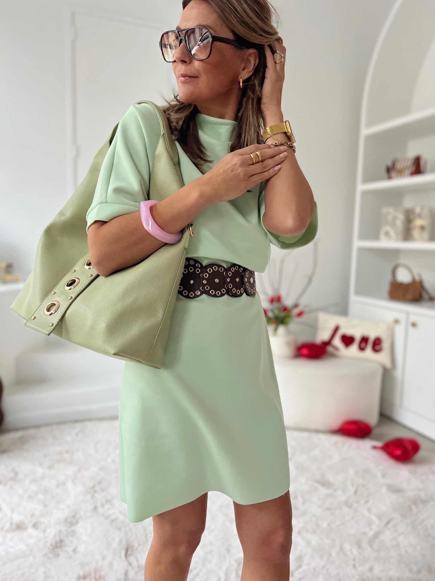 VIEVE DRESS MINT