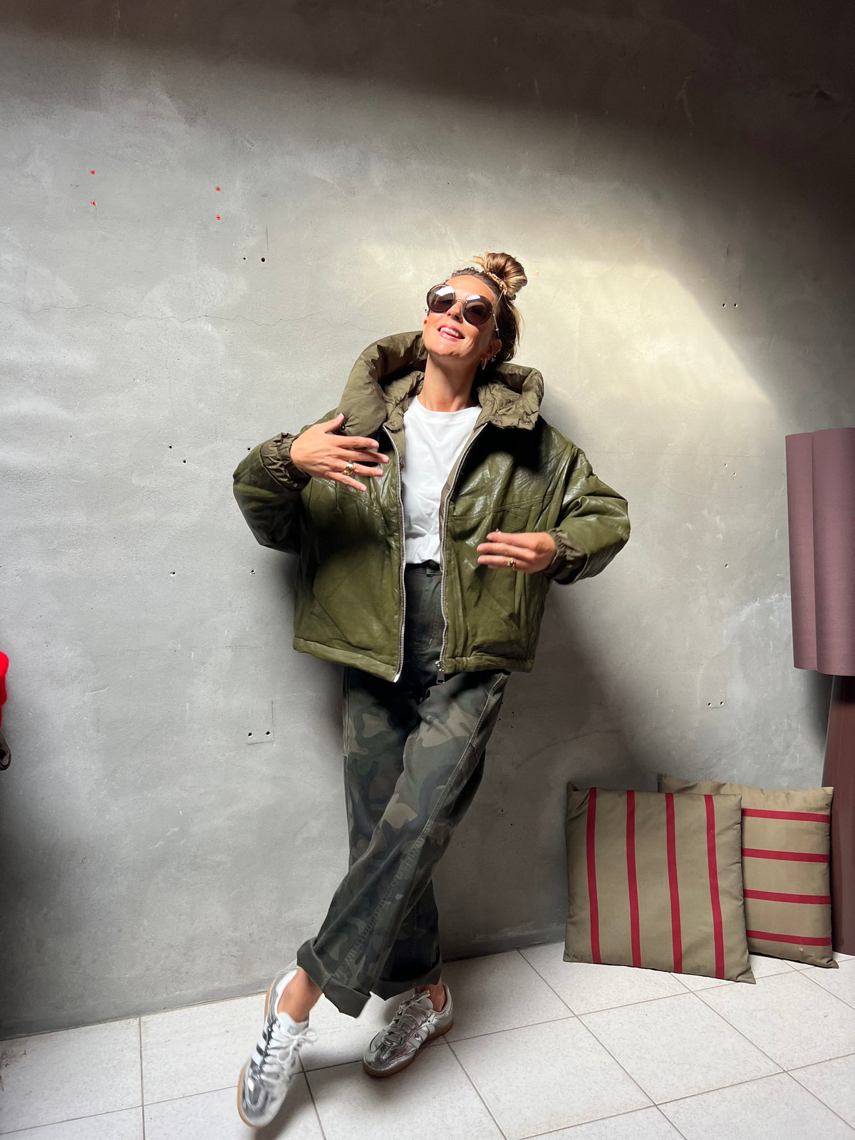 JONAH PUFFER JACKET OLIVEGREEN