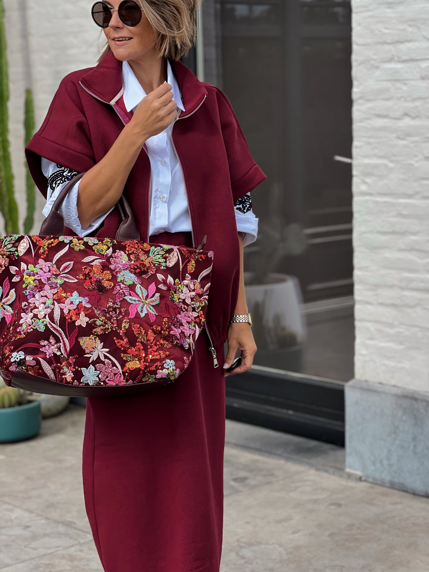 ORLÉNE SWEATERJACKET BURGUNDY I’m back 🎉