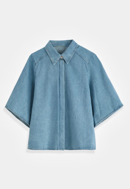 NORMY DENIM BLOUSE