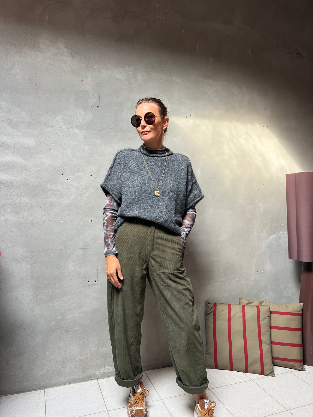 VELTA PANTS GREEN