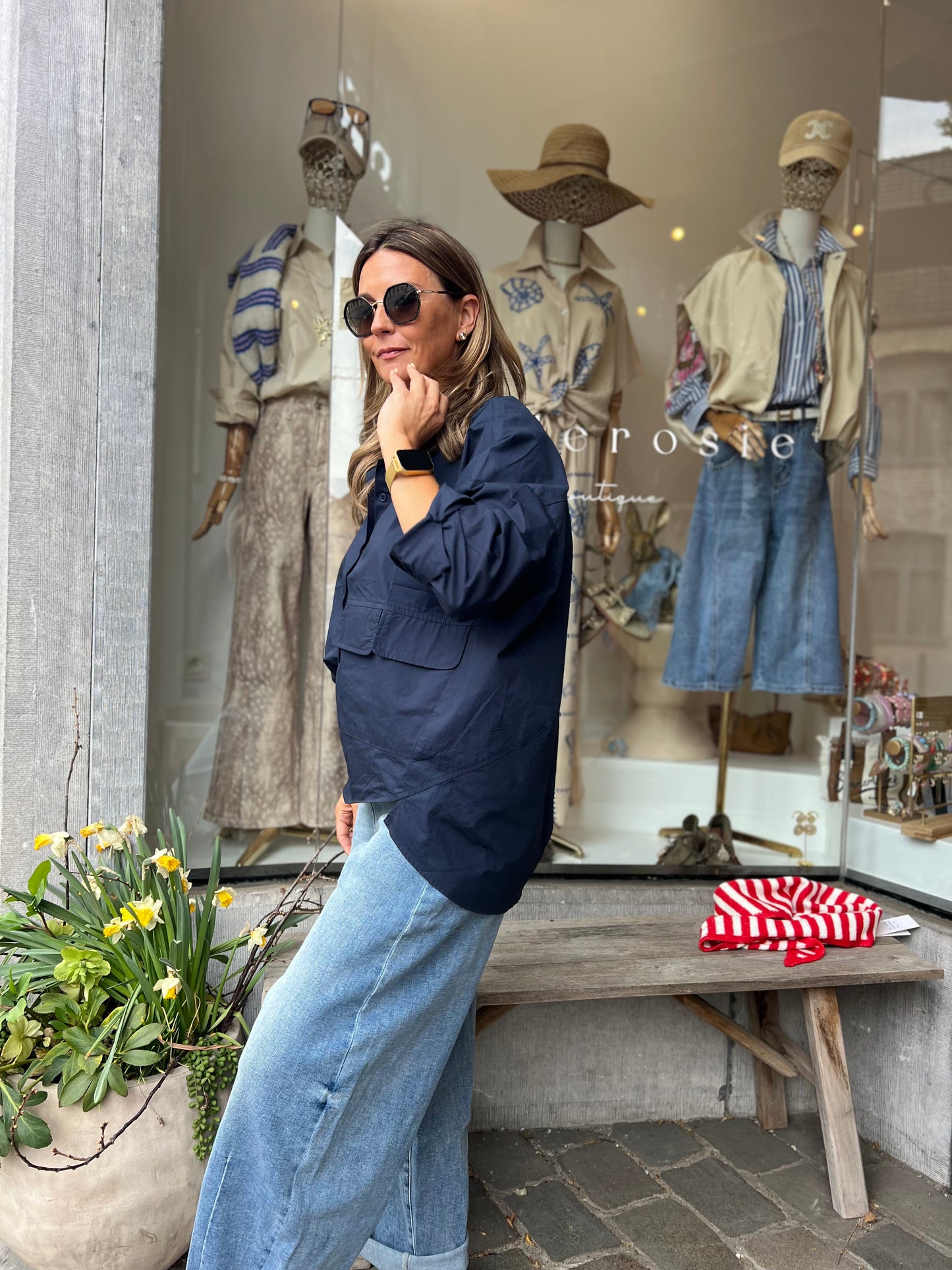 MARE BLOUSE MARINE