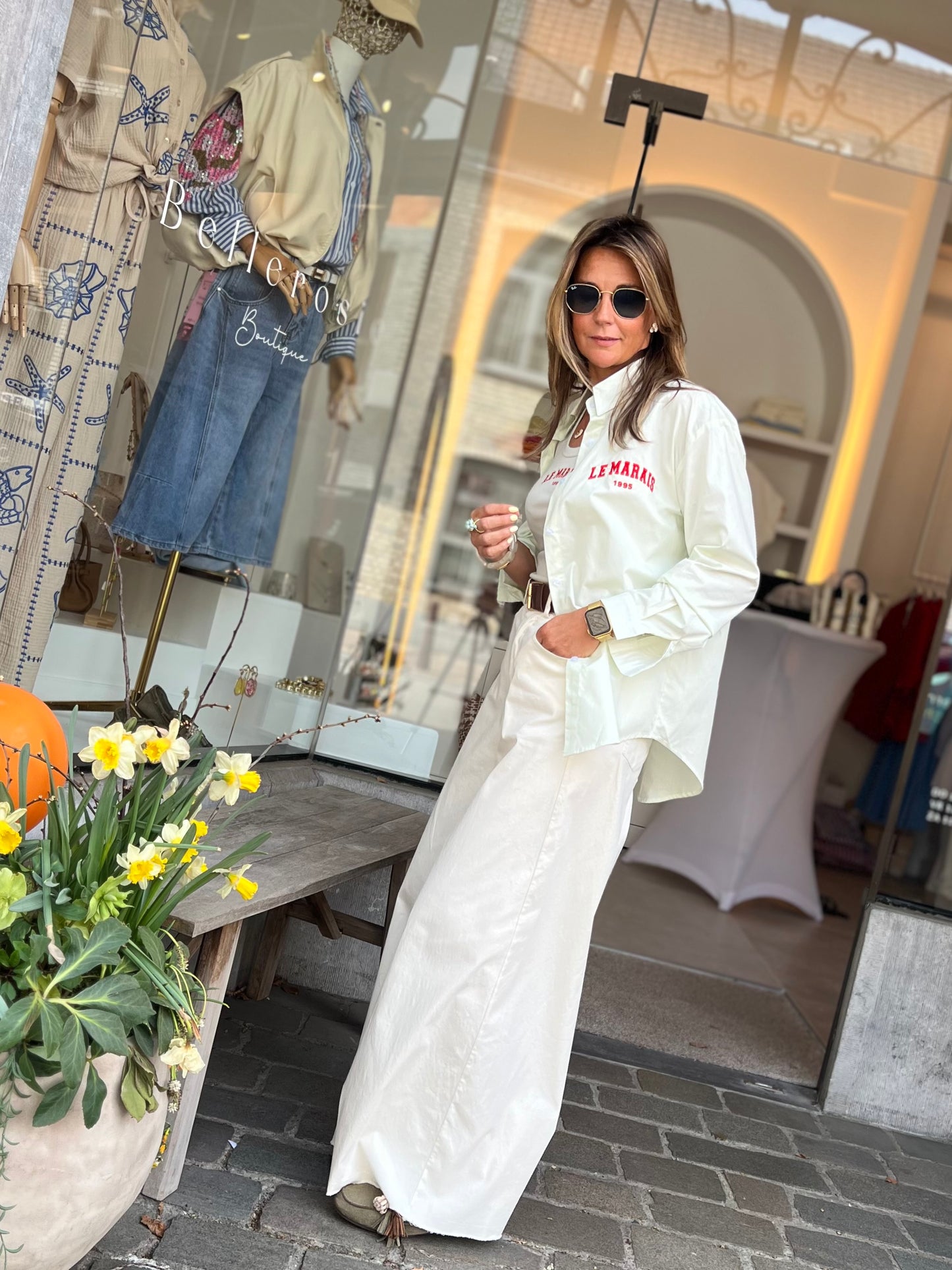 LE MARAIS BLOUSE & TOP SOFT MINT