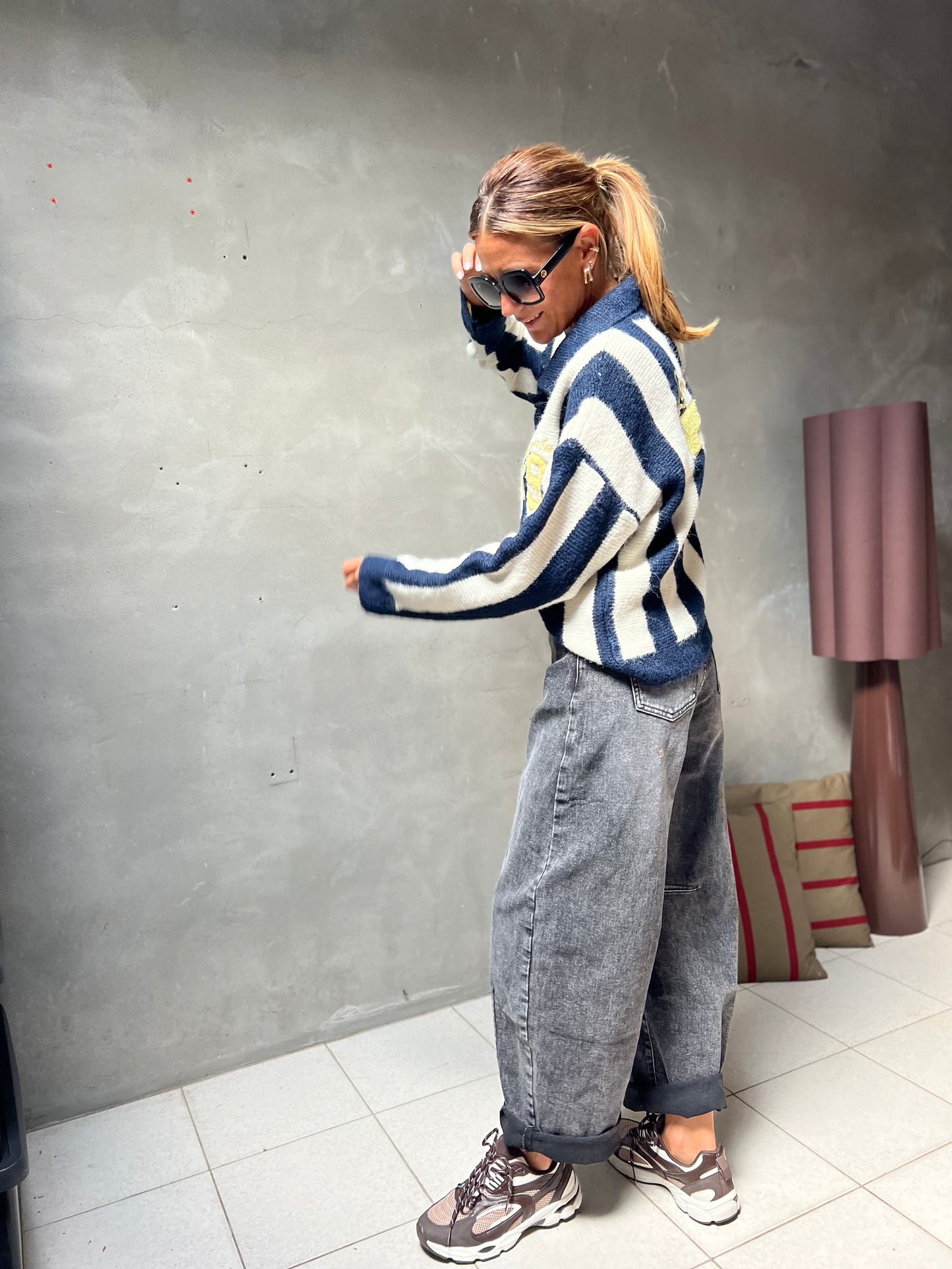 BARREL JEANS MISA GREY