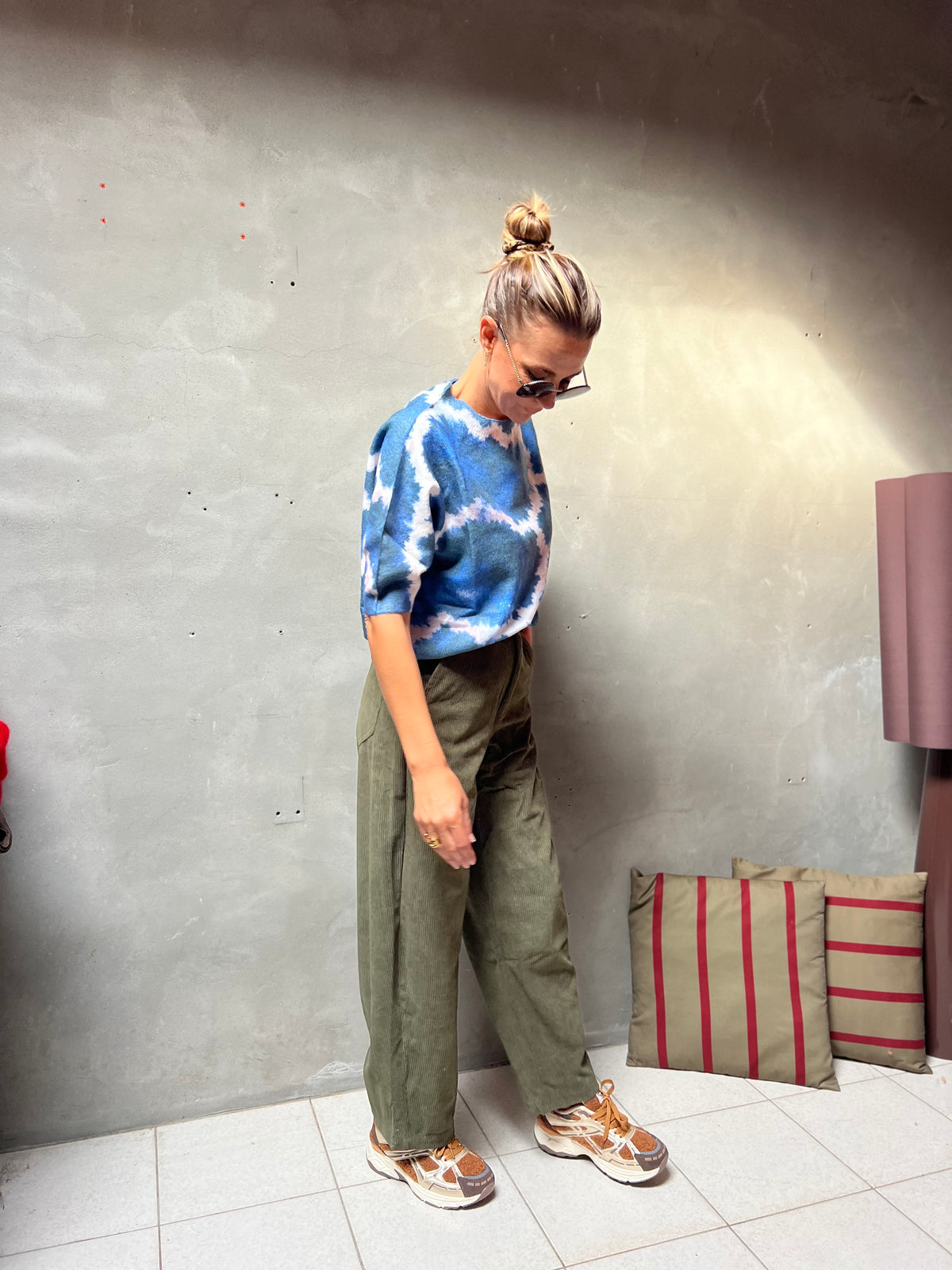 VELTA PANTS GREEN