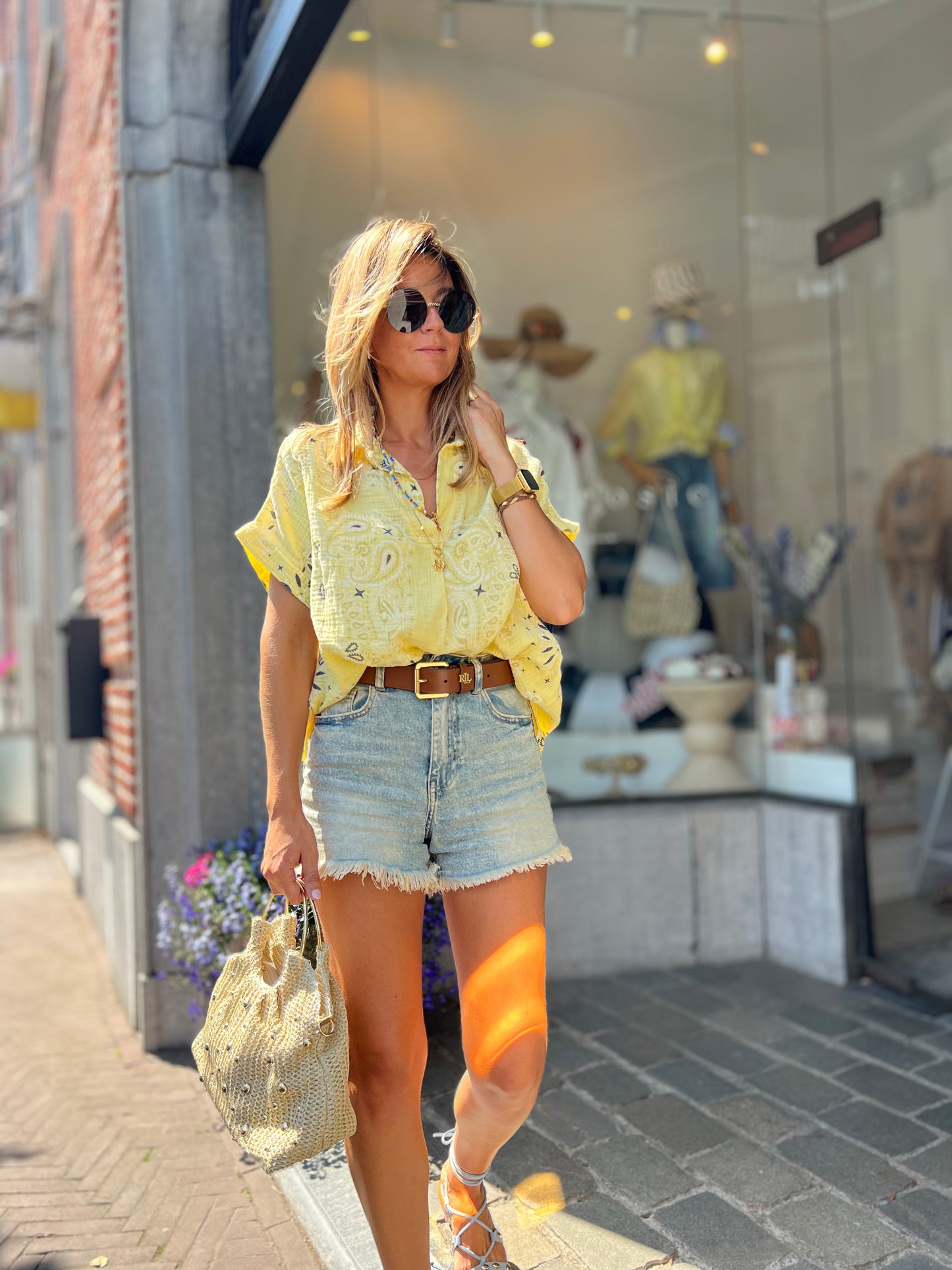 BANDANA SHIRT YELLOW