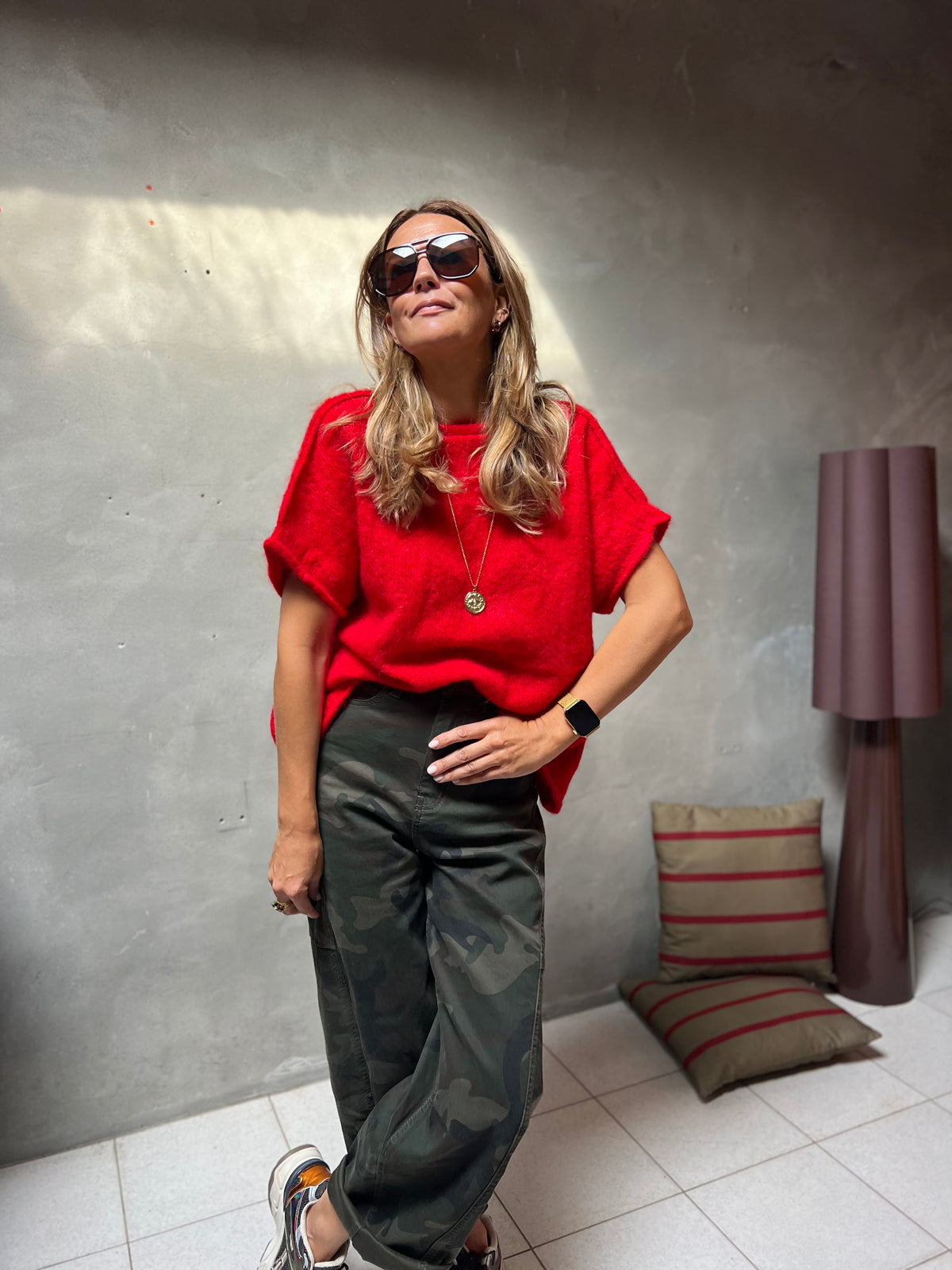 ROMÉE GILET RED