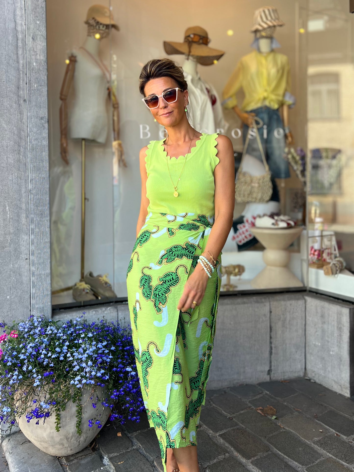 CARLA SKIRT GREEN