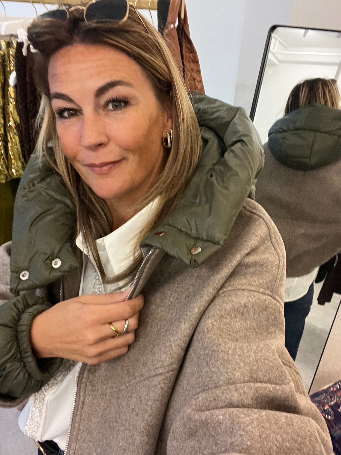 JACKY JACKET TAUPE laatste SM